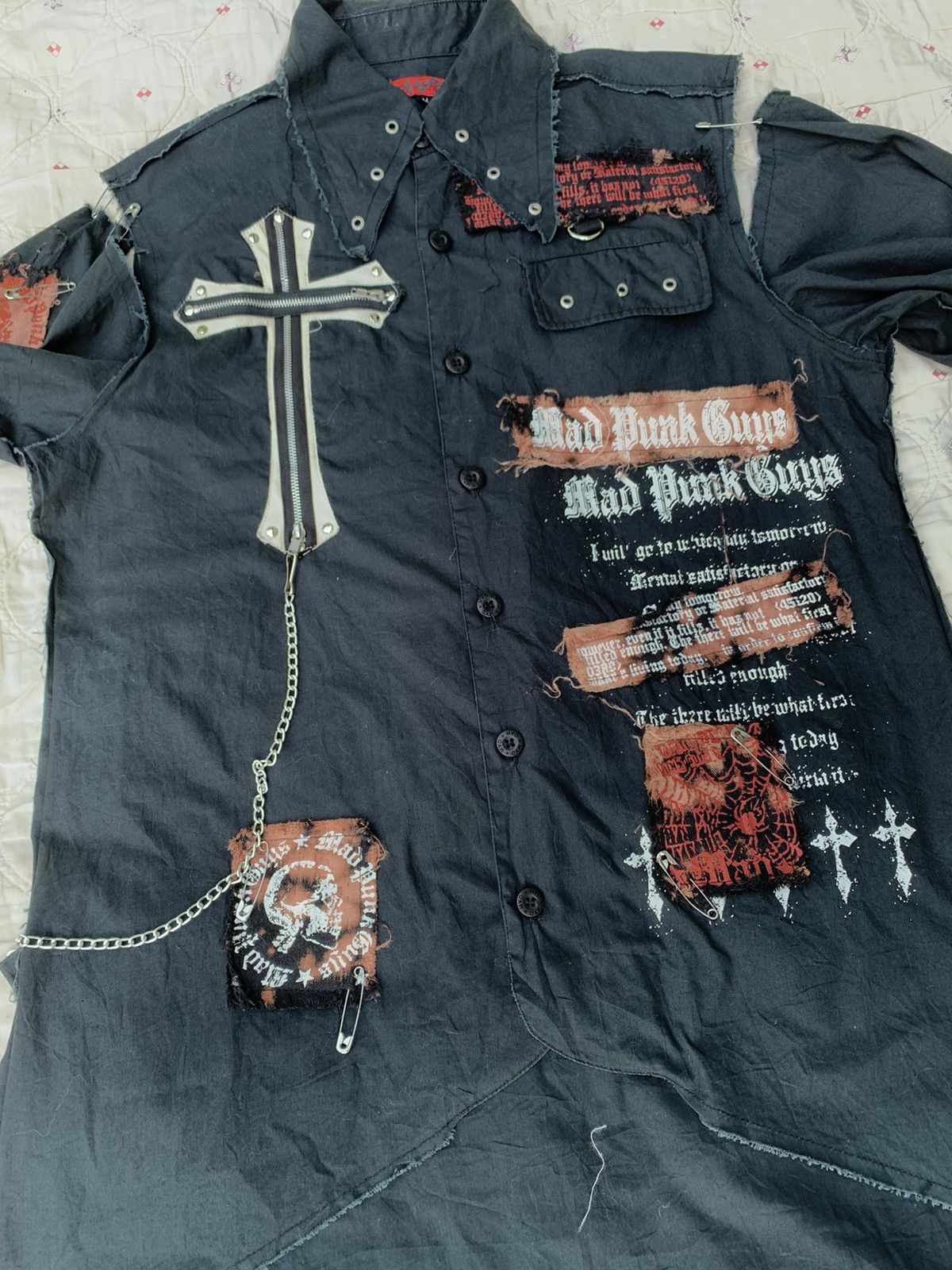Japanese Brand SHIRT PUNKS MAD Size US M / EU 48-50 / 2 - 11 Thumbnail