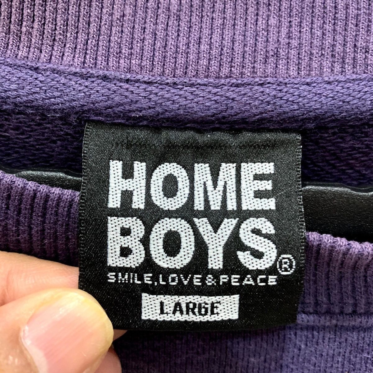 HOMME BOY CO. × Japanese Brand × Vintage HOME BOYS Sweatshirt Size L Fits M Size US M / EU 48-50 / 2 - 6 Thumbnail