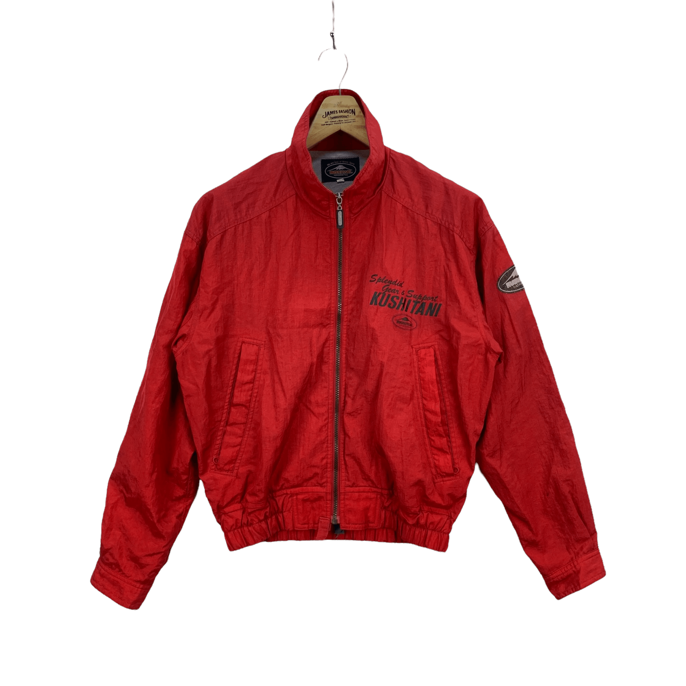 image of Moto x Vintage Kushitani Hamamatsu Medicine Red Jacket 3987-138, Men's (Size Medium)