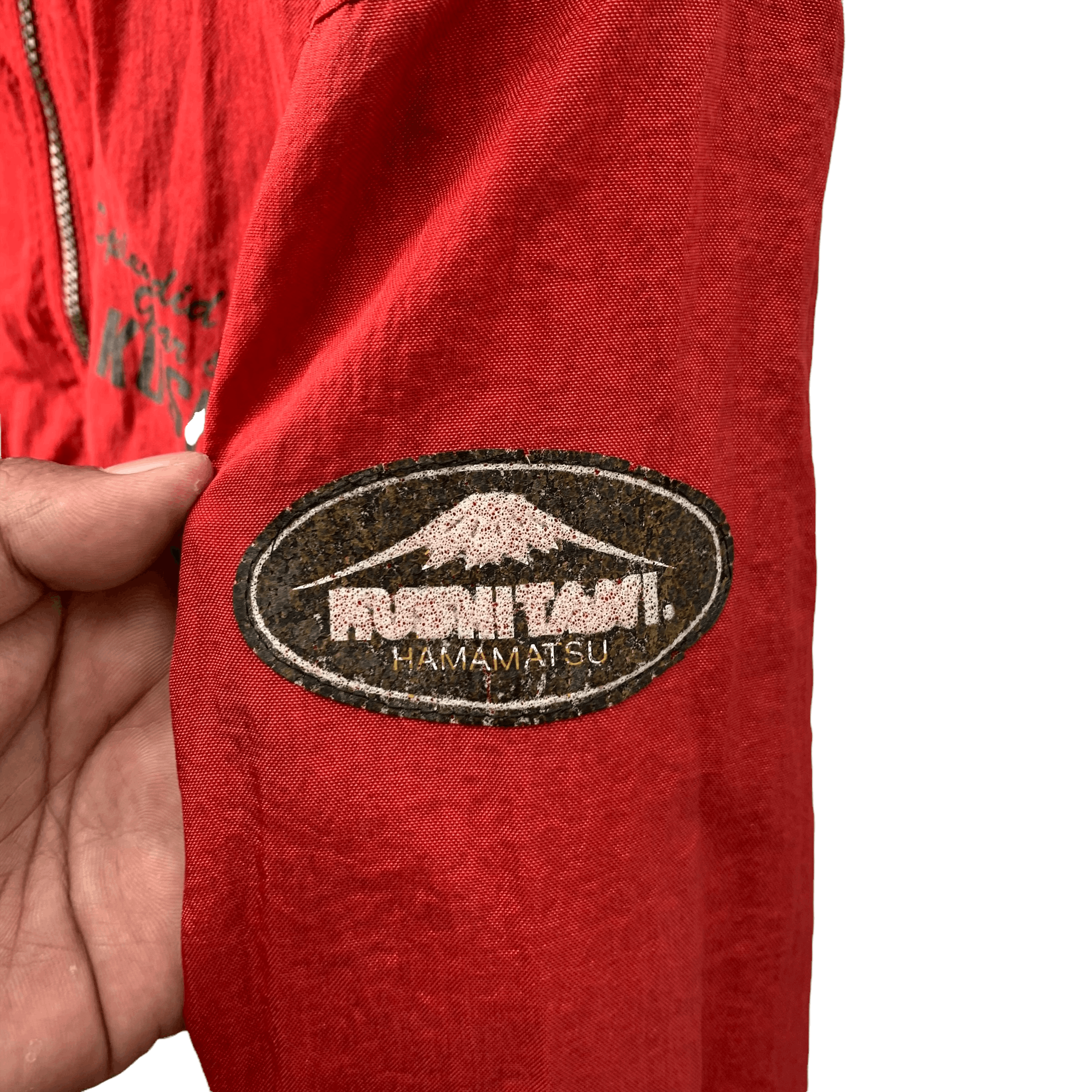 Japanese Brand KUSHITANI HAMAMATSU Medicine Red Jacket #3987-138 Size US M / EU 48-50 / 2 - 5 Thumbnail
