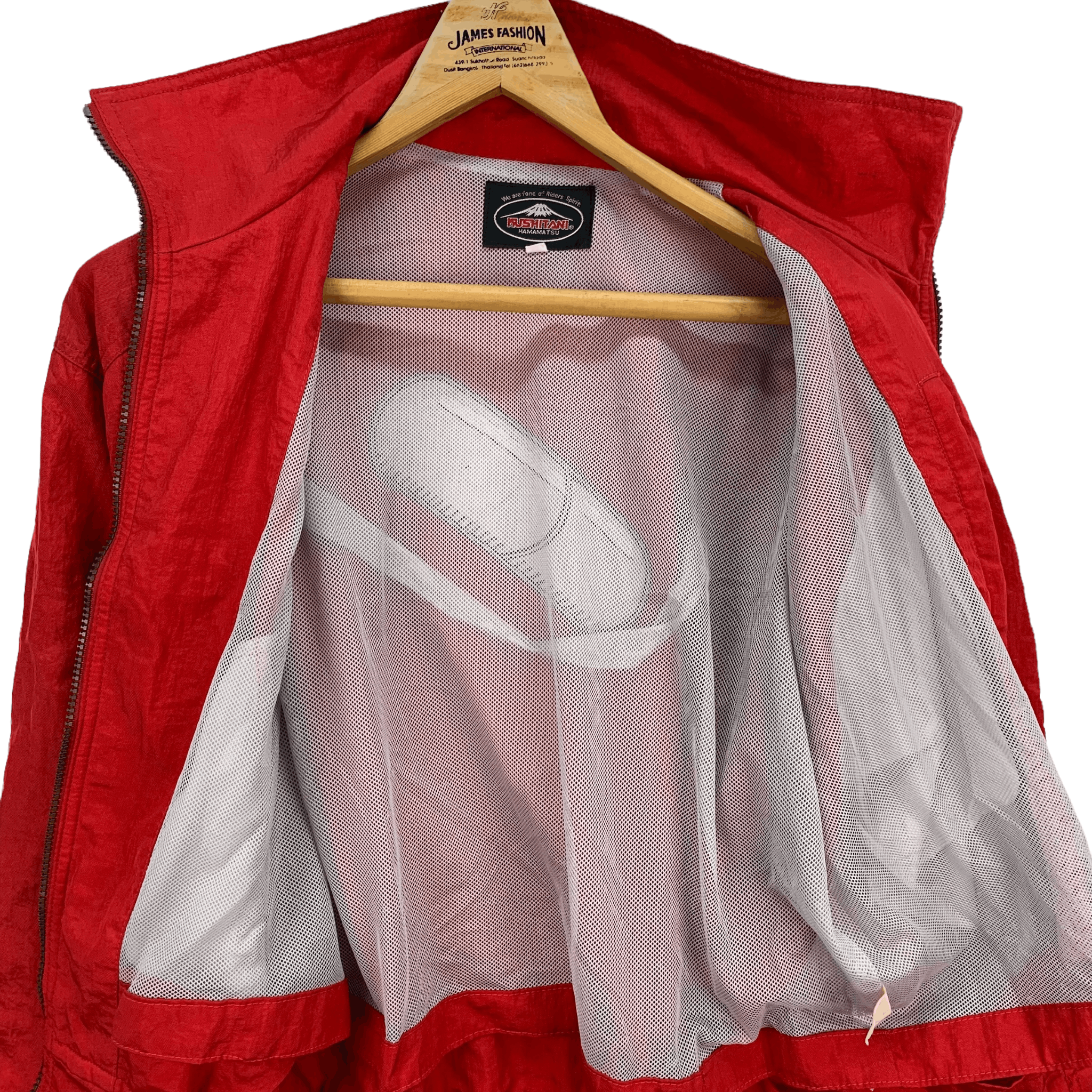 Japanese Brand KUSHITANI HAMAMATSU Medicine Red Jacket #3987-138 Size US M / EU 48-50 / 2 - 12 Thumbnail