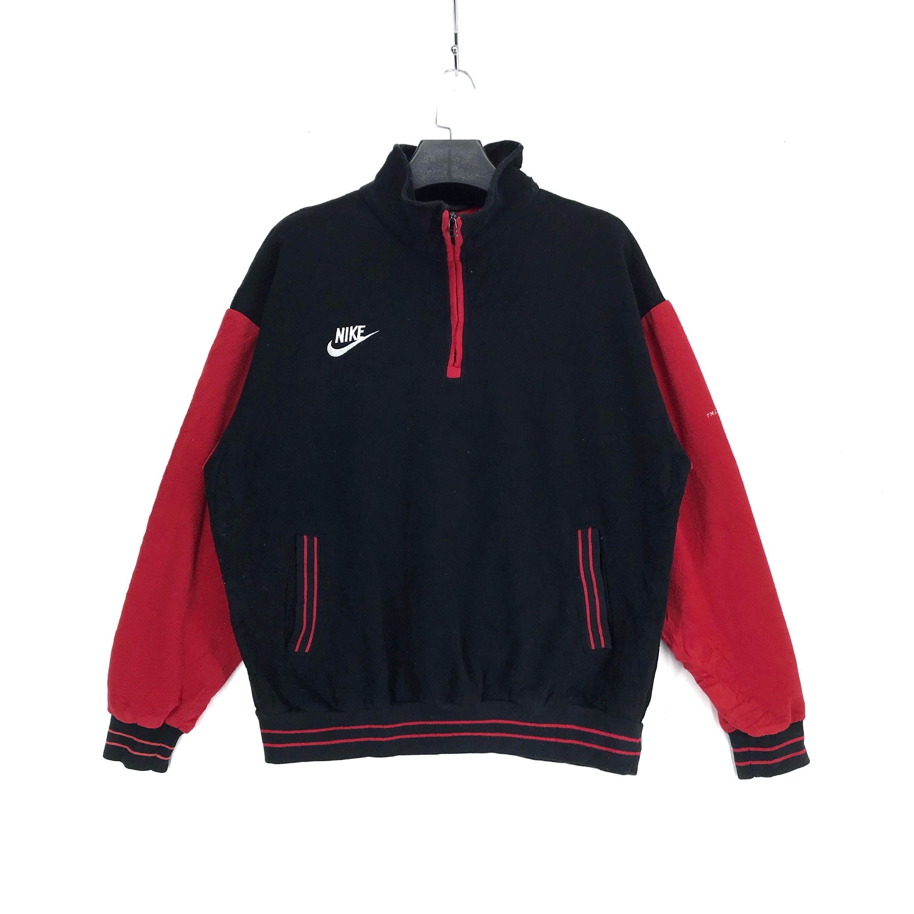 Nike NIKE Big Swoosh Embroidery Logo Pullover Fleece #2484-95 Size US L / EU 52-54 / 3 - 3 Thumbnail