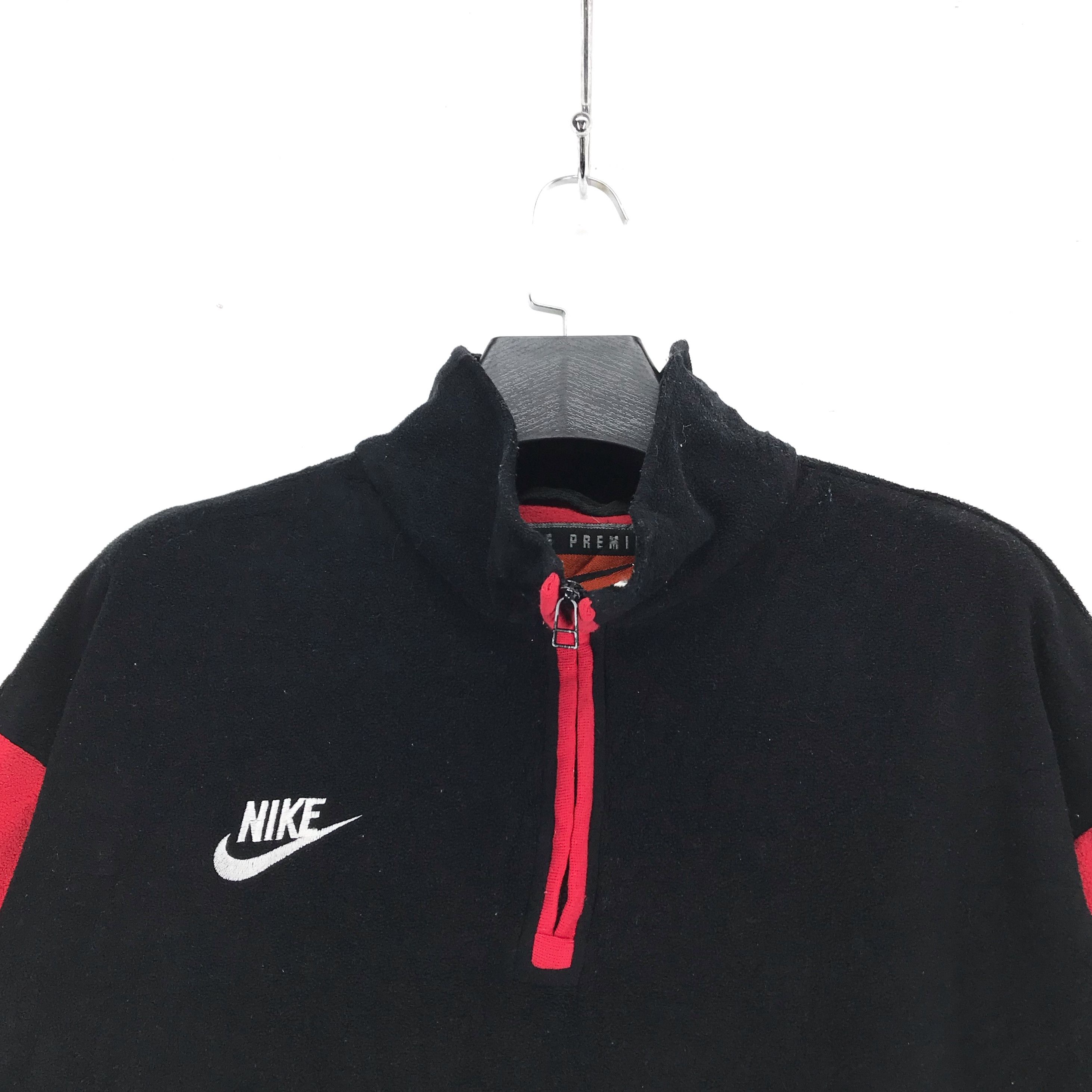 Nike NIKE Big Swoosh Embroidery Logo Pullover Fleece #2484-95 Size US L / EU 52-54 / 3 - 4 Thumbnail