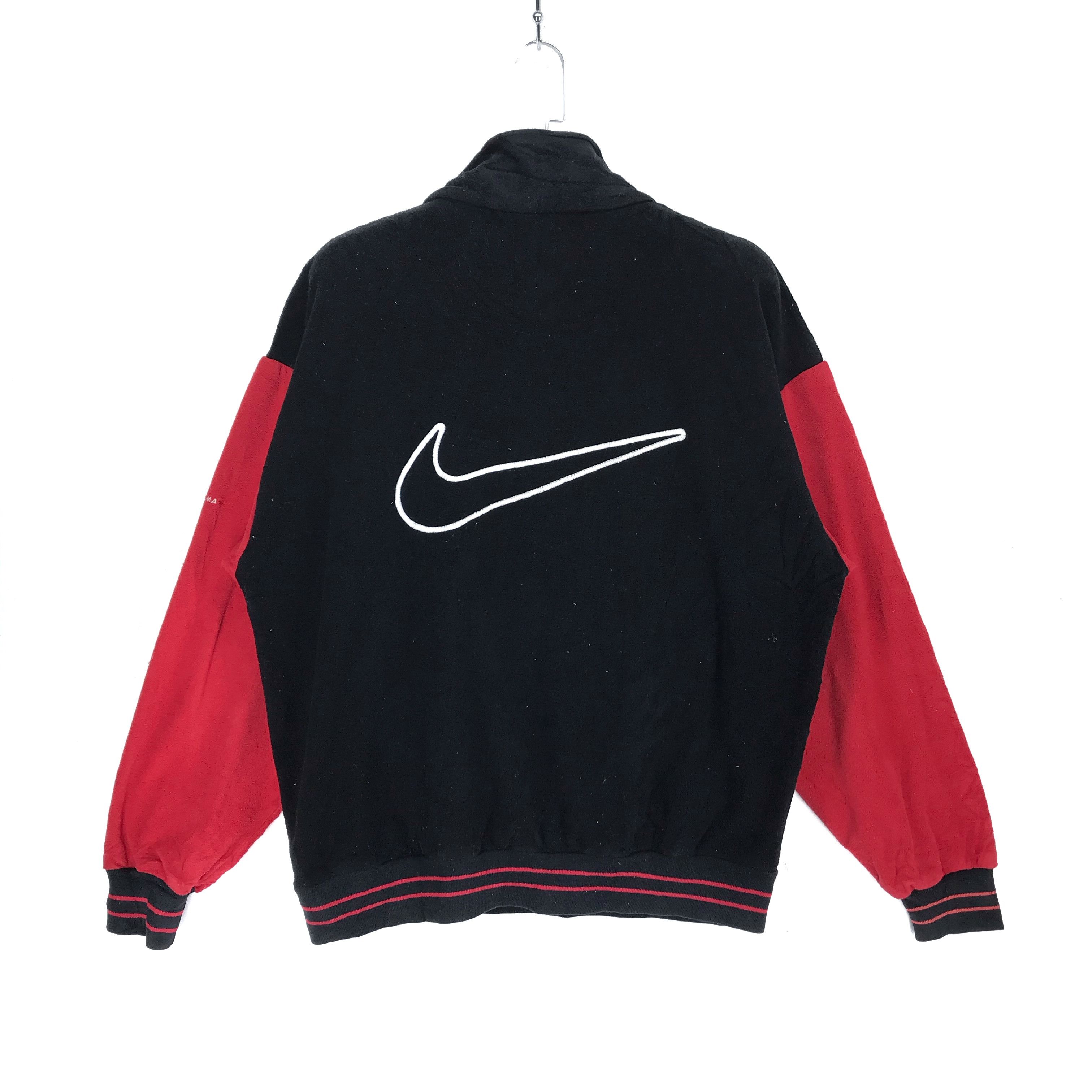 Nike NIKE Big Swoosh Embroidery Logo Pullover Fleece #2484-95 Size US L / EU 52-54 / 3 - 1 Thumbnail
