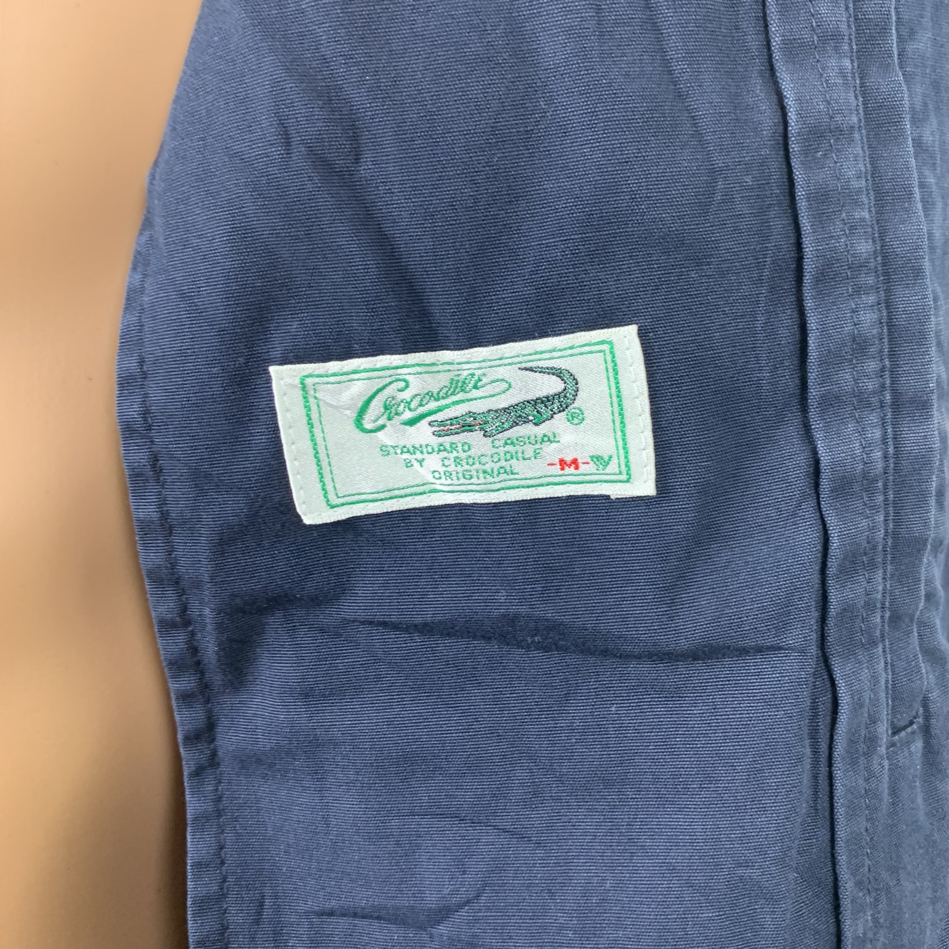 Japanese Brand Crocodile Navy Blue Casual Jacket #3583-126 Size US M / EU 48-50 / 2 - 13 Thumbnail