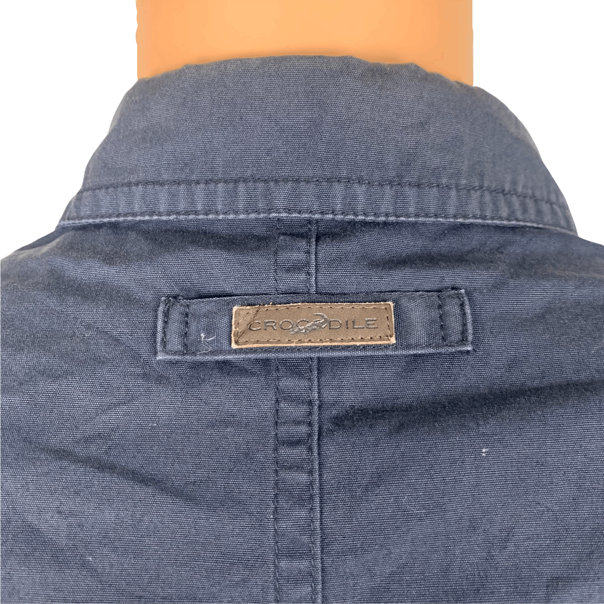 Japanese Brand Crocodile Navy Blue Casual Jacket #3583-126 Size US M / EU 48-50 / 2 - 9 Thumbnail