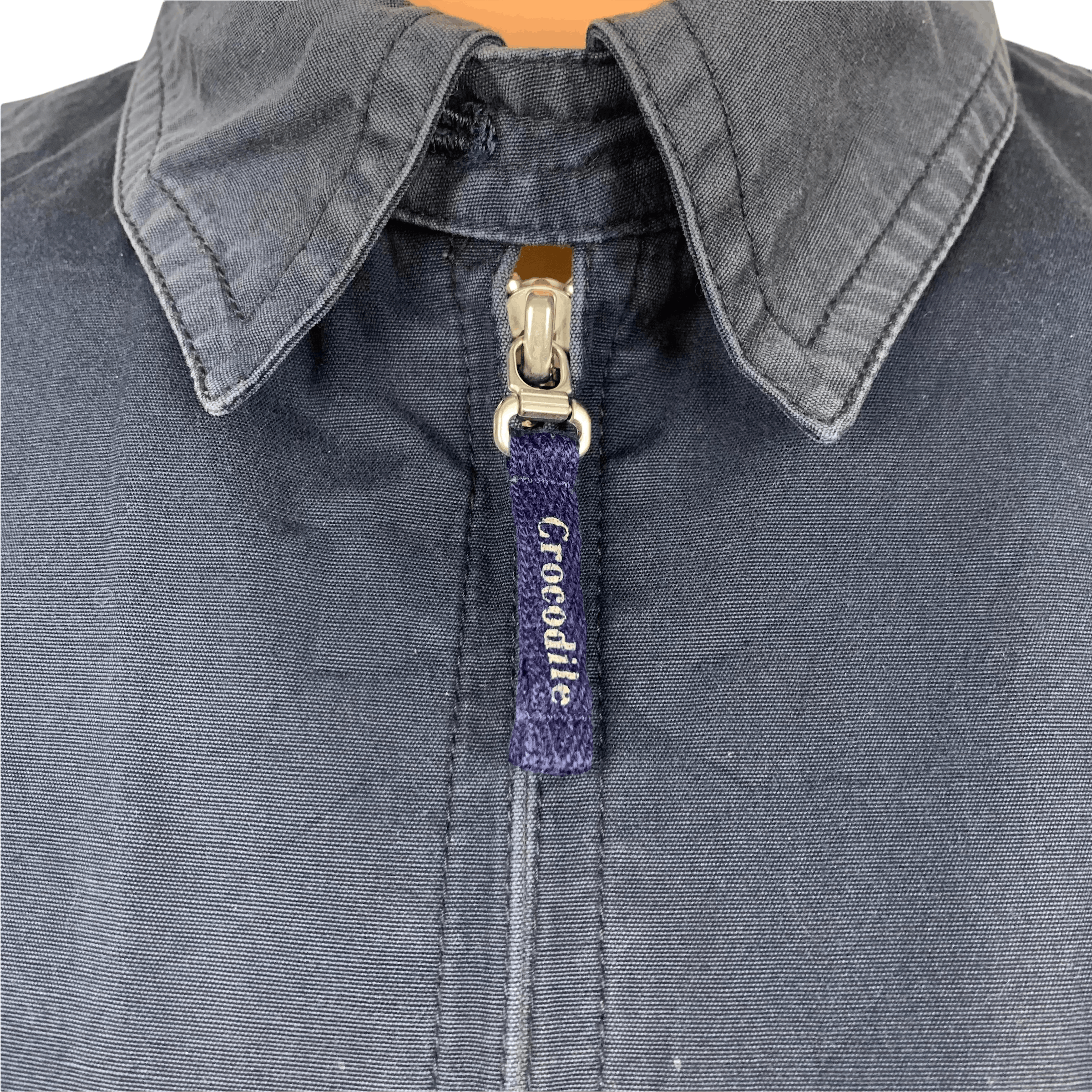 Japanese Brand Crocodile Navy Blue Casual Jacket #3583-126 Size US M / EU 48-50 / 2 - 4 Thumbnail