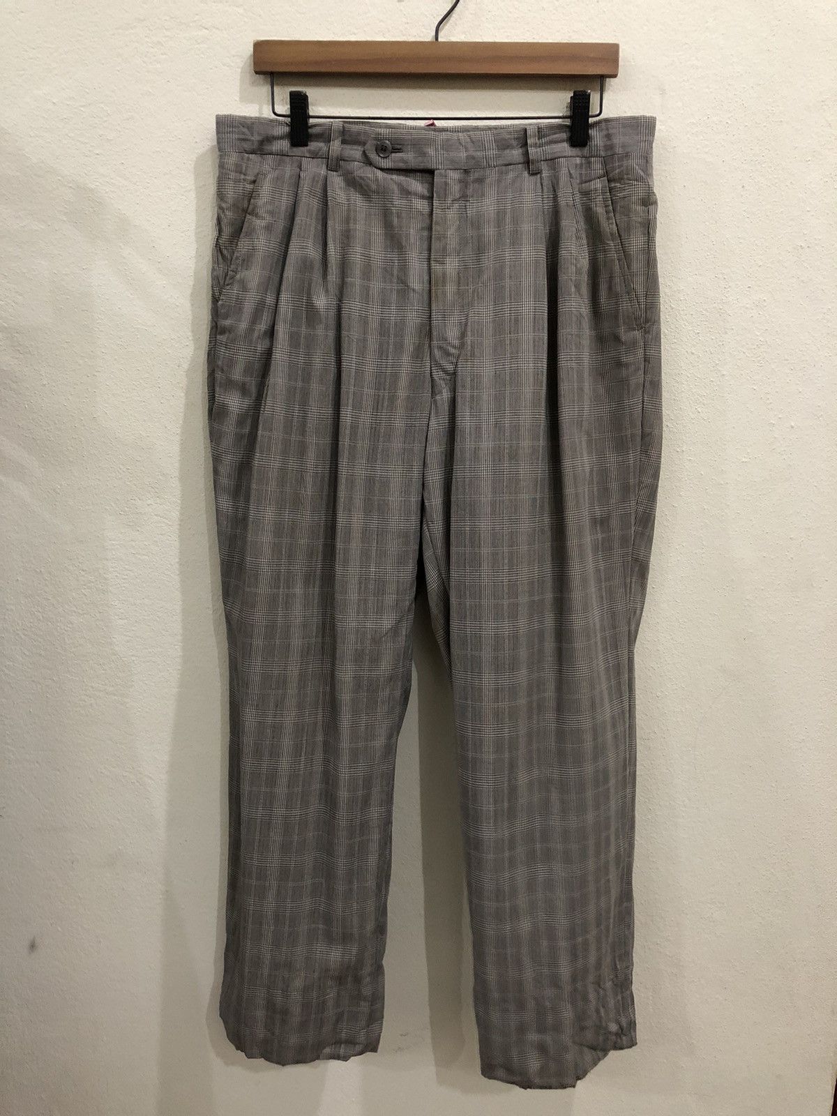 Playboy Vintage Playboy Rabbit Head Plaid Tartan Pant Size US 34 / EU 50 - 2 Thumbnail