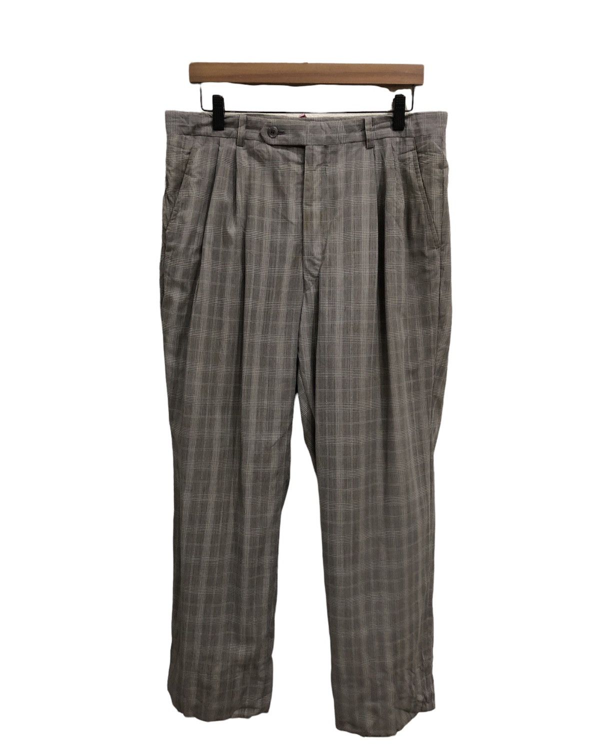 Playboy Vintage Playboy Rabbit Head Plaid Tartan Pant Size US 34 / EU 50 - 1 Thumbnail