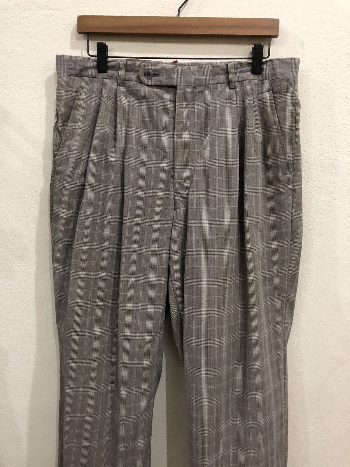 Playboy Vintage Playboy Rabbit Head Plaid Tartan Pant Size US 34 / EU 50 - 3 Thumbnail