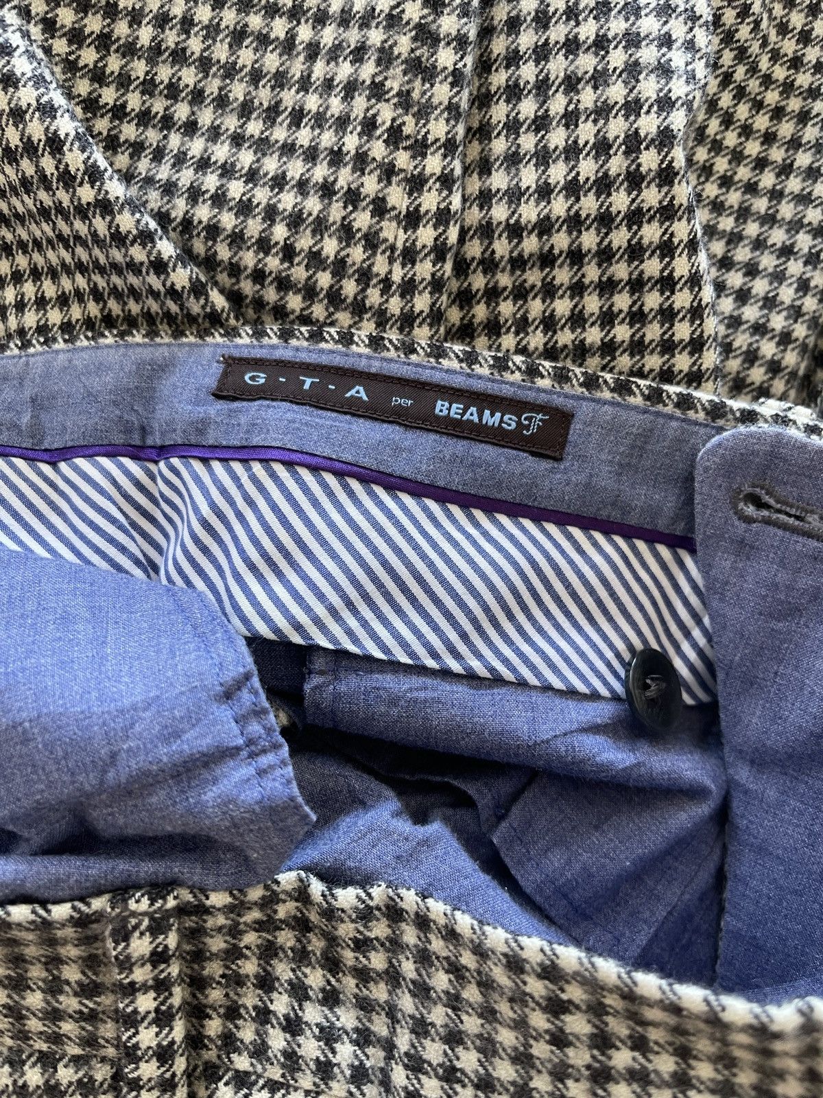 Beams Plus G.T.A x Beams Japan Tartan Trousers Pants Size US 29 - 6 Thumbnail