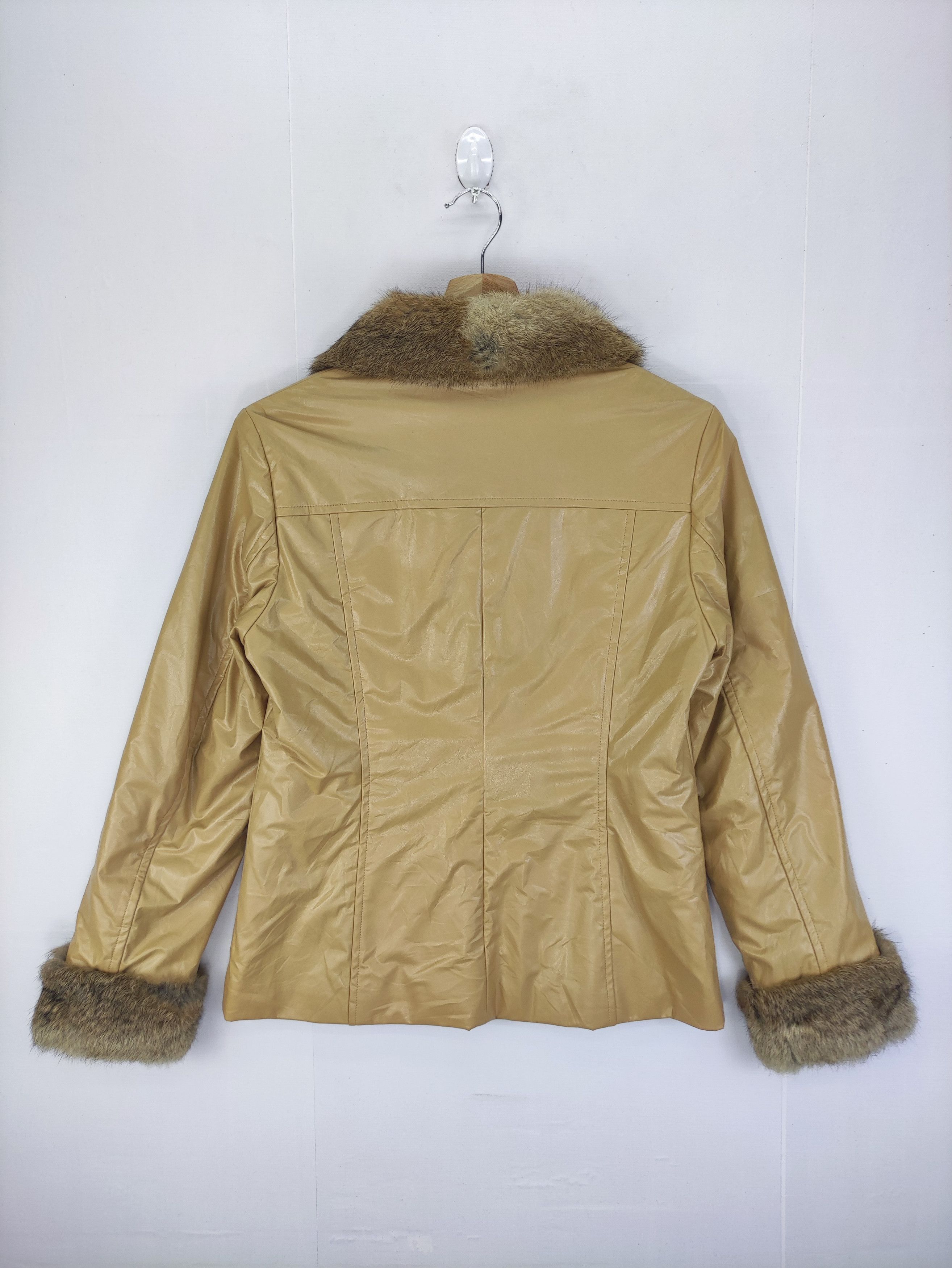 Yohji Yamamoto Ined By Yohji Yamamoto Fur Part Rabbit Pvc Jacket Zipper Size S / US 4 / IT 40 - 8 Thumbnail