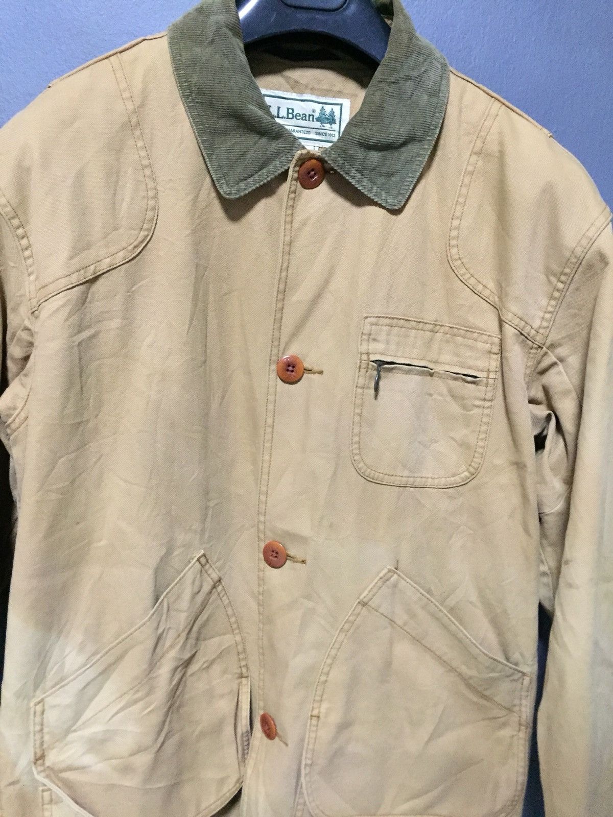 L.L. Bean Vintage L.L Bean Jacket chore Jacket sun faded workwear Size US S / EU 44-46 / 1 - 4 Thumbnail