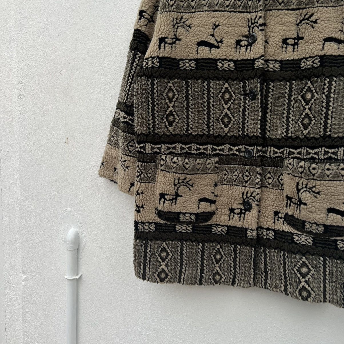 Japanese Brand VINTAGE PRINTED FLEECE JACKET CHIANTI CLASSICO Size US M / EU 48-50 / 2 - 4 Thumbnail