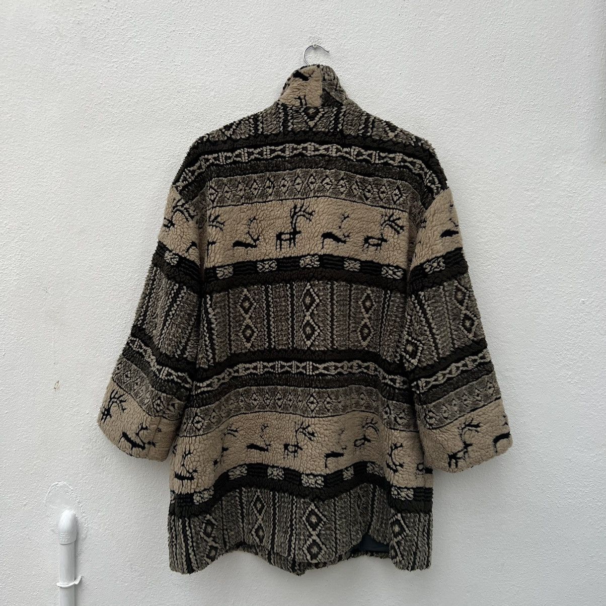 Japanese Brand VINTAGE PRINTED FLEECE JACKET CHIANTI CLASSICO Size US M / EU 48-50 / 2 - 9 Thumbnail