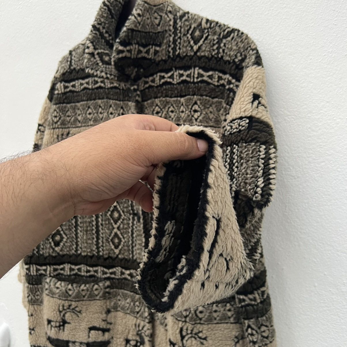 Japanese Brand VINTAGE PRINTED FLEECE JACKET CHIANTI CLASSICO Size US M / EU 48-50 / 2 - 7 Thumbnail