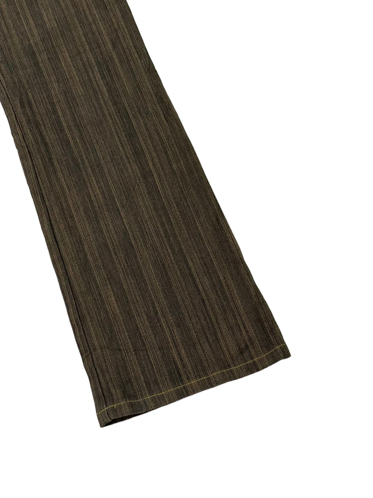 Japanese Brand Flare Jeans Michel Klein Striped Stretch Low Rise 2🟦1 Size US 30 / EU 46 - 14 Thumbnail