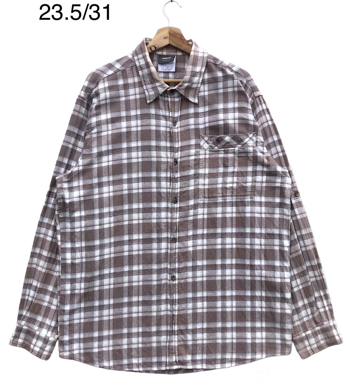 Jack Wolfskin 🔥Accept Binding Offer🔥 Jack Wolfskin Flannel Jacket Size US L / EU 52-54 / 3 - 1 Thumbnail