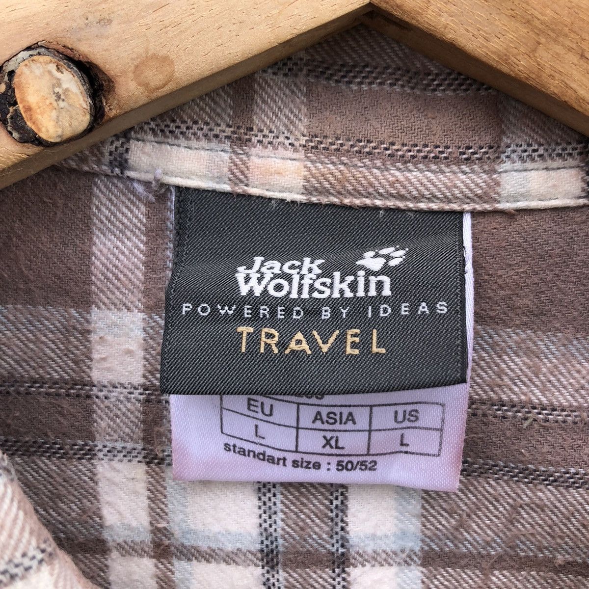 Jack Wolfskin 🔥Accept Binding Offer🔥 Jack Wolfskin Flannel Jacket Size US L / EU 52-54 / 3 - 7 Thumbnail