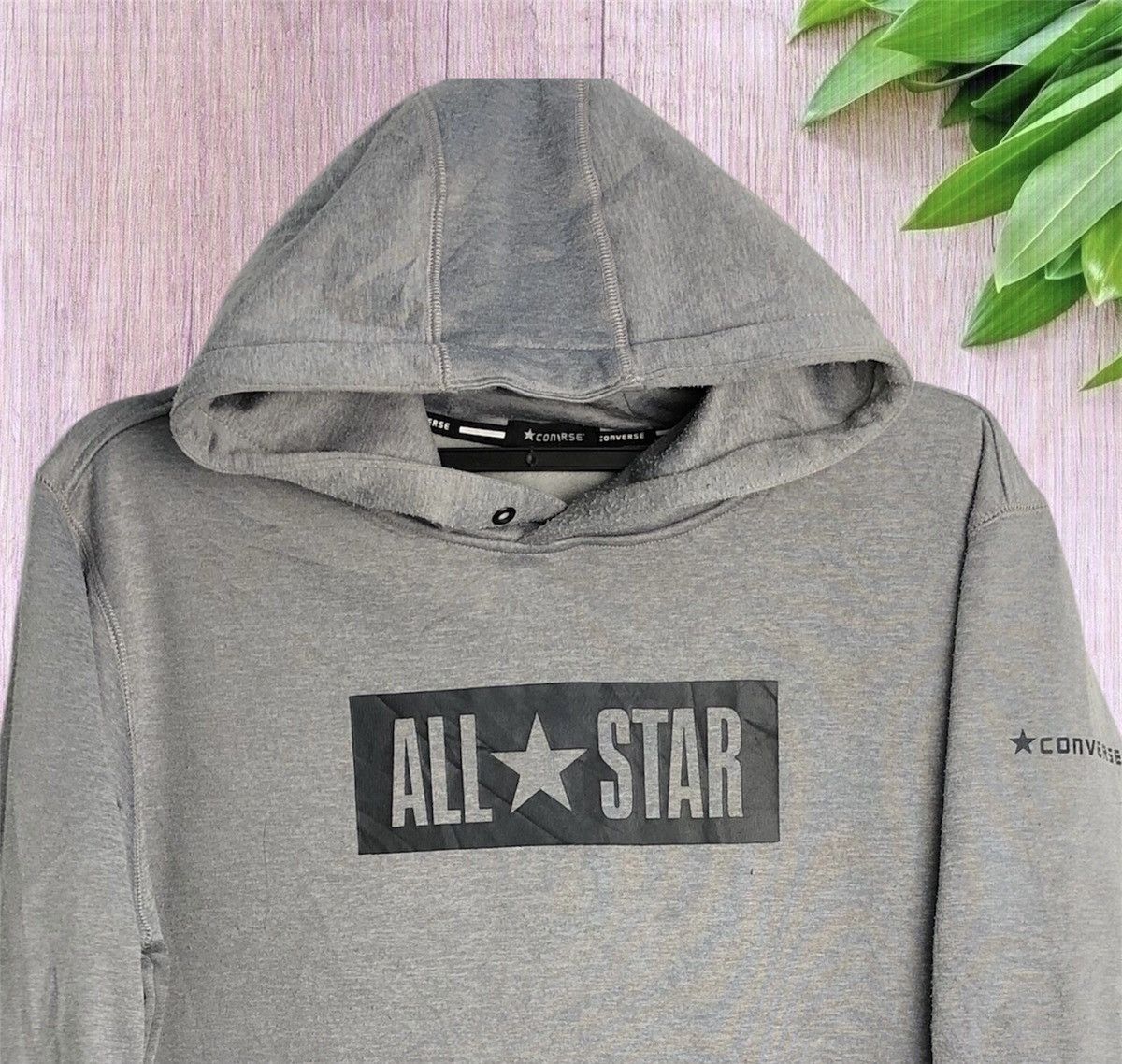 Converse Converse all star hoodie box logo Size US M / EU 48-50 / 2 - 2 Thumbnail