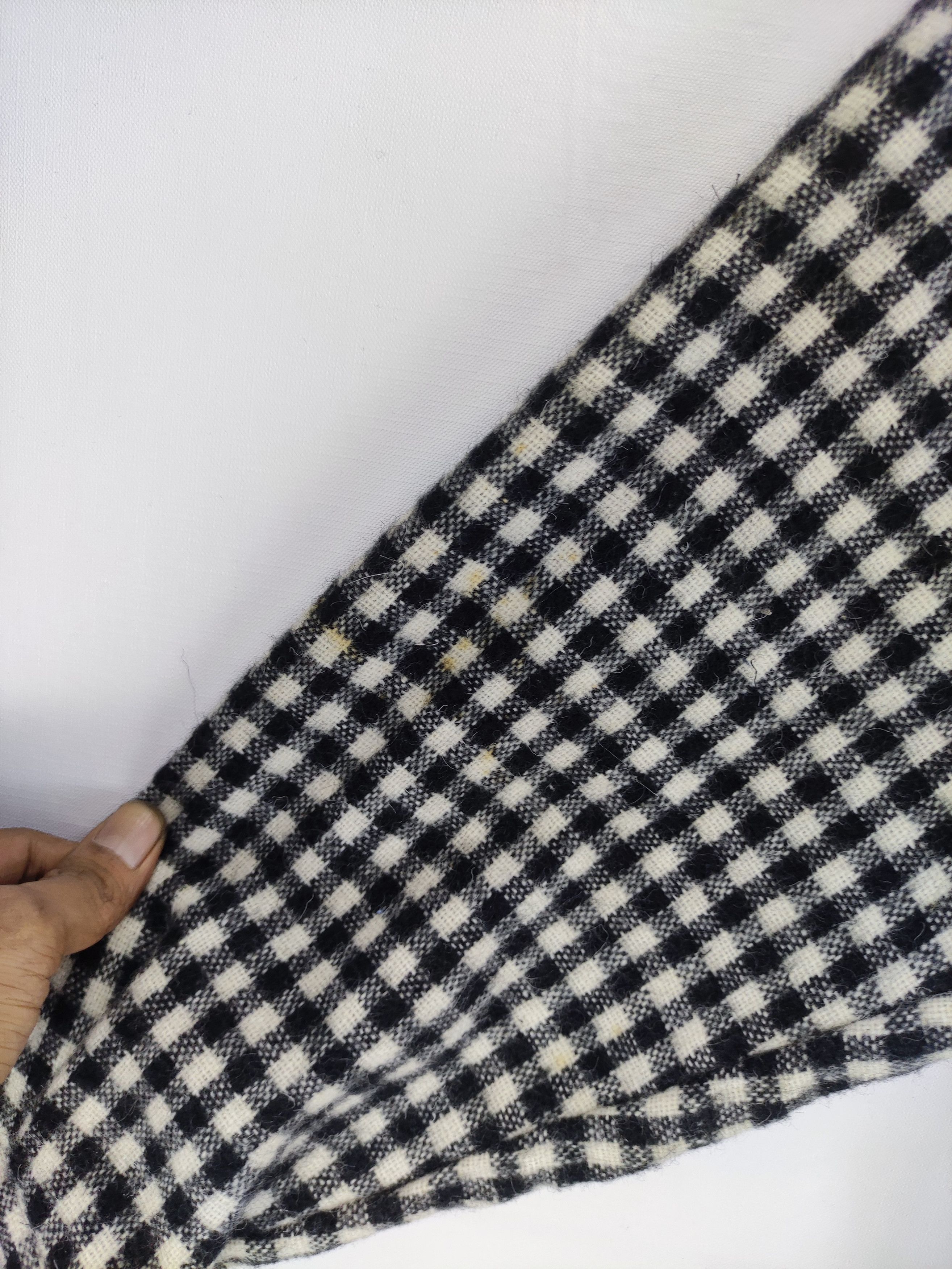 Vintage Vintage Wool Shirt Button Checkered Up By Avancc Size US M / EU 48-50 / 2 - 5 Thumbnail