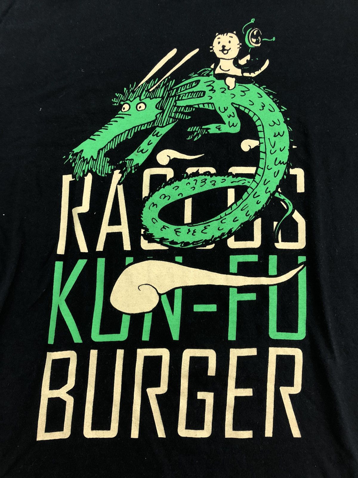 Japanese Brand Japanese Raccos Kun-Fu Burger Bar Tee Size US M / EU 48-50 / 2 - 3 Thumbnail