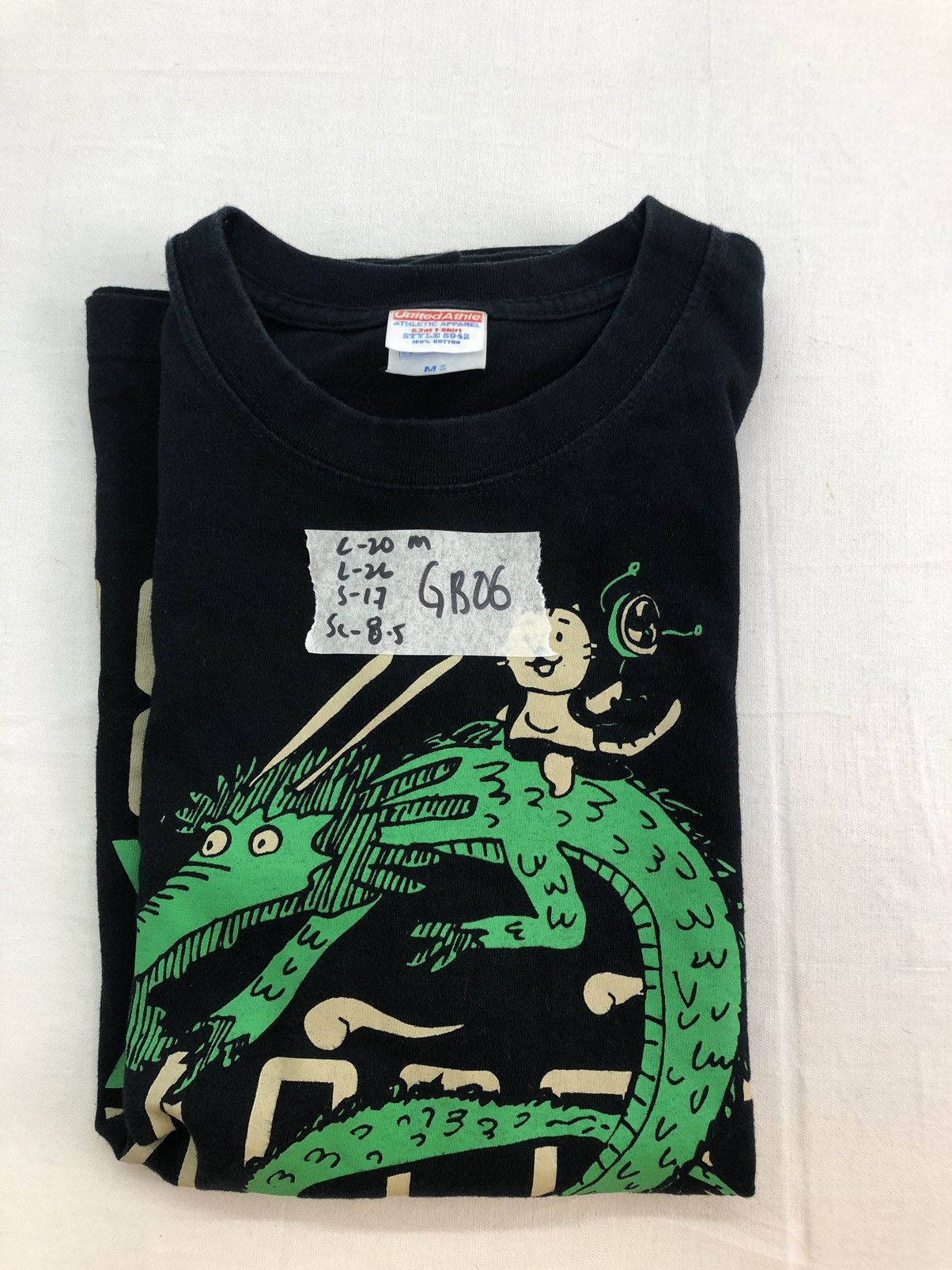Japanese Brand Japanese Raccos Kun-Fu Burger Bar Tee Size US M / EU 48-50 / 2 - 8 Thumbnail