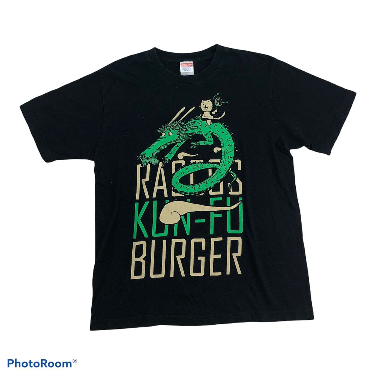 Japanese Brand Japanese Raccos Kun-Fu Burger Bar Tee Size US M / EU 48-50 / 2 - 1 Thumbnail