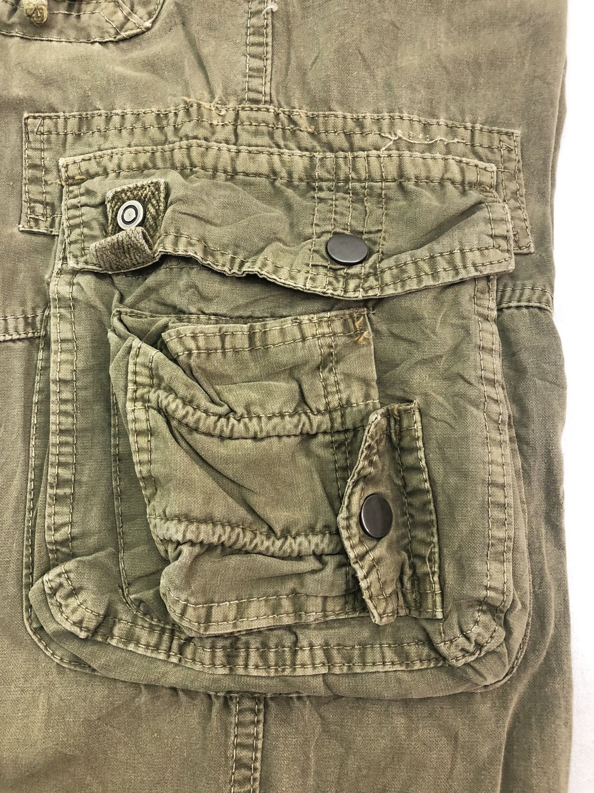 Japanese Brand Japanese Brand Junye Jeans Utility Multipocket Cargo Pants Size US 29 - 9 Thumbnail