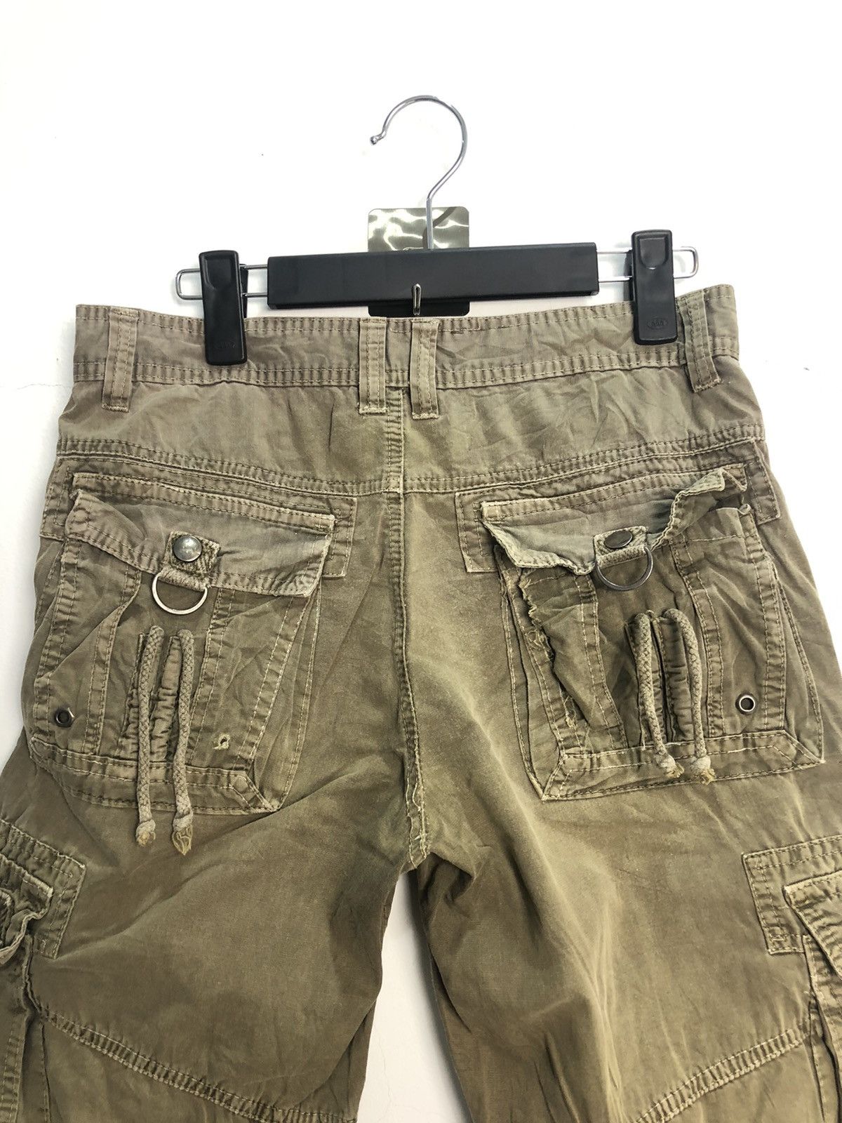 Japanese Brand Japanese Brand Junye Jeans Utility Multipocket Cargo Pants Size US 29 - 3 Thumbnail