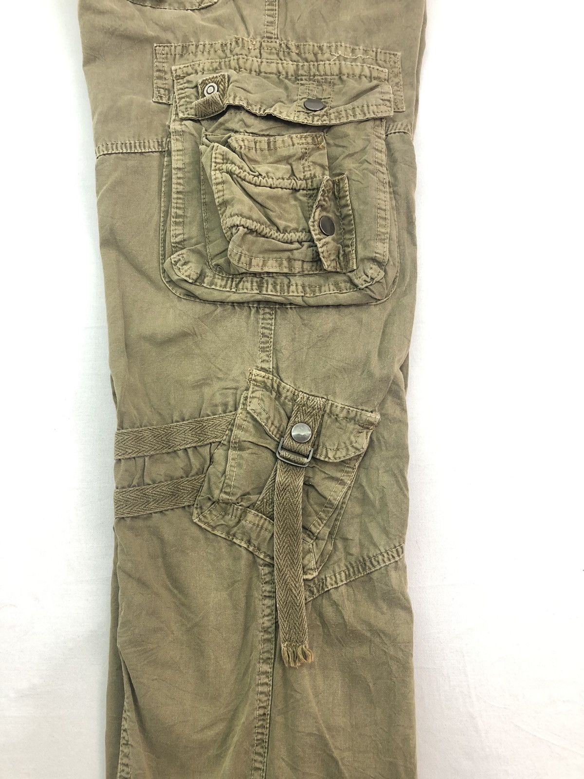 Japanese Brand Japanese Brand Junye Jeans Utility Multipocket Cargo Pants Size US 29 - 7 Thumbnail