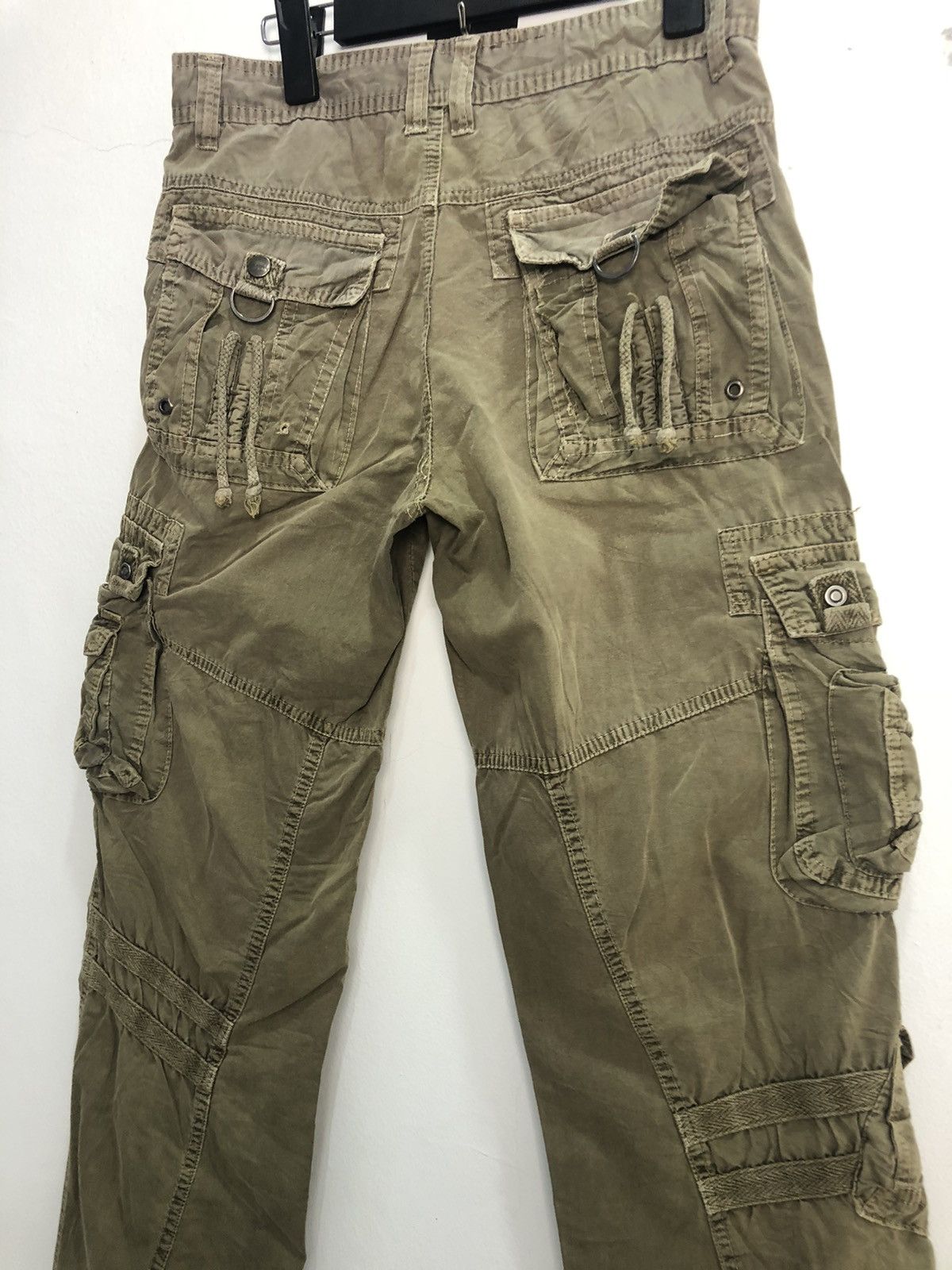 Japanese Brand Japanese Brand Junye Jeans Utility Multipocket Cargo Pants Size US 29 - 5 Thumbnail