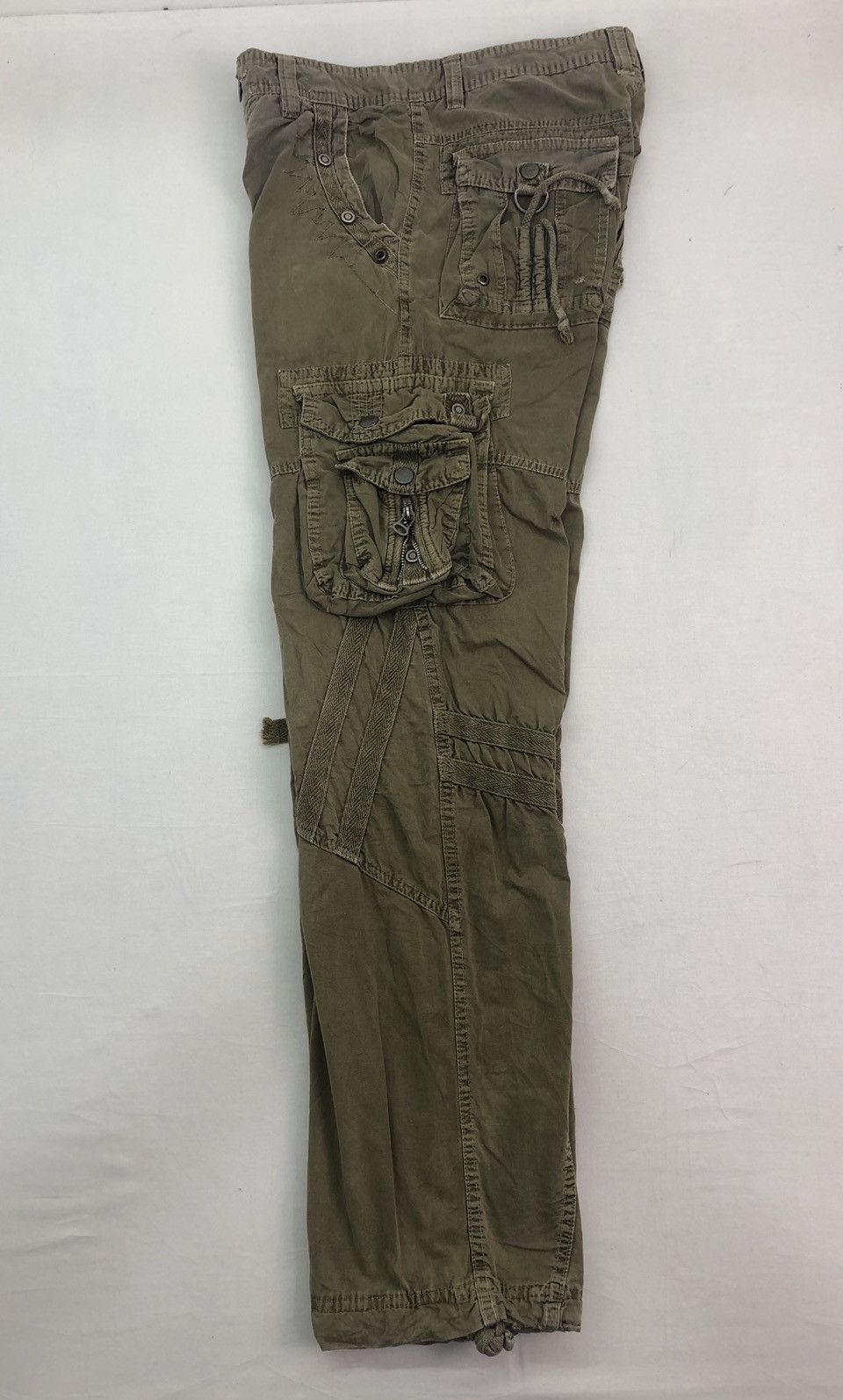 Japanese Brand Japanese Brand Junye Jeans Utility Multipocket Cargo Pants Size US 29 - 10 Thumbnail