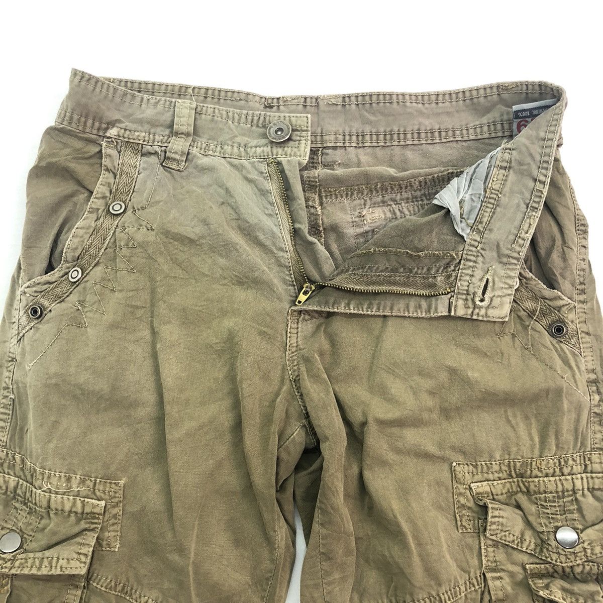 Japanese Brand Japanese Brand Junye Jeans Utility Multipocket Cargo Pants Size US 29 - 19 Thumbnail