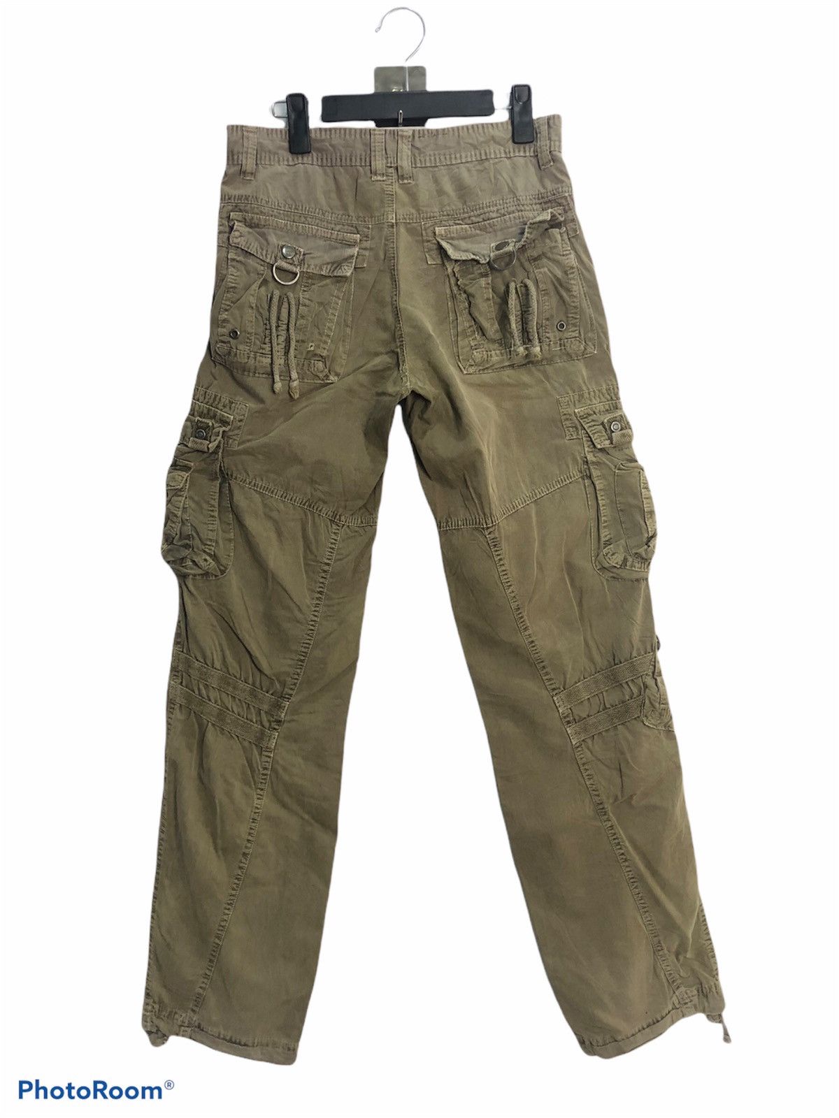 Japanese Brand Japanese Brand Junye Jeans Utility Multipocket Cargo Pants Size US 29 - 2 Thumbnail