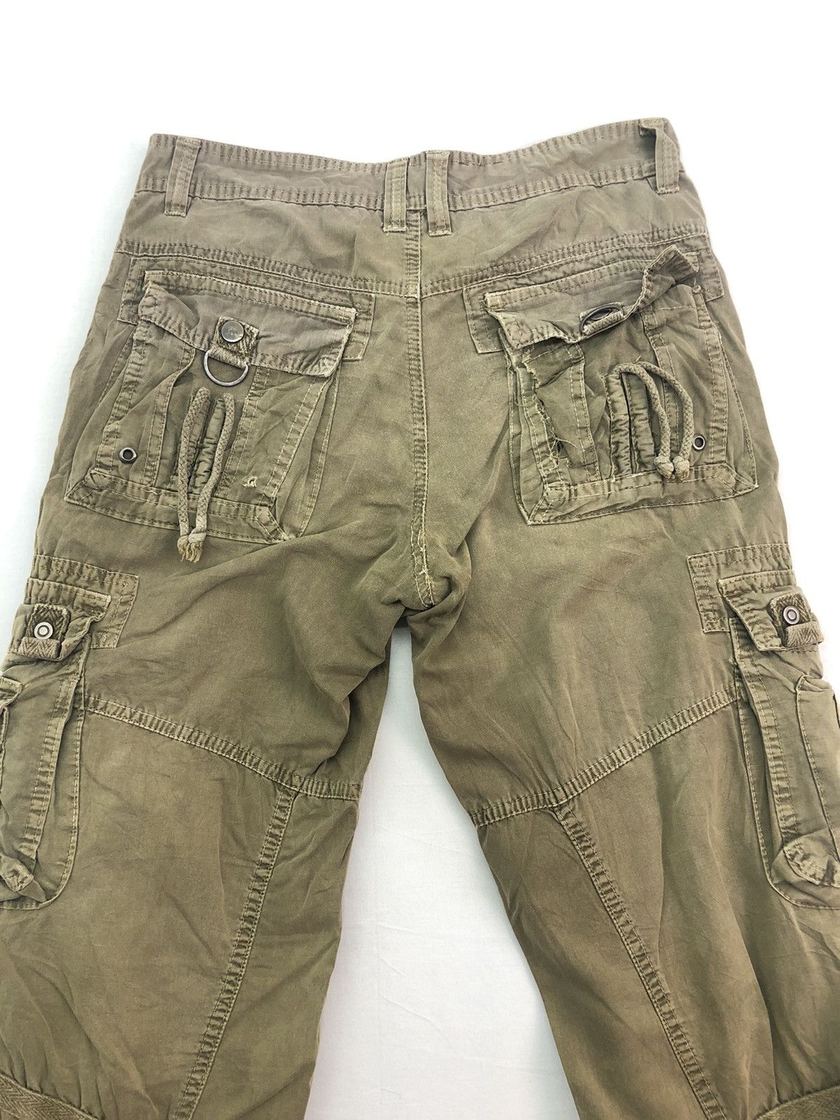 Japanese Brand Japanese Brand Junye Jeans Utility Multipocket Cargo Pants Size US 29 - 15 Thumbnail