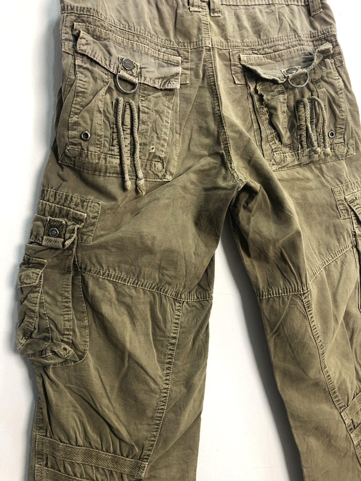 Japanese Brand Japanese Brand Junye Jeans Utility Multipocket Cargo Pants Size US 29 - 4 Thumbnail