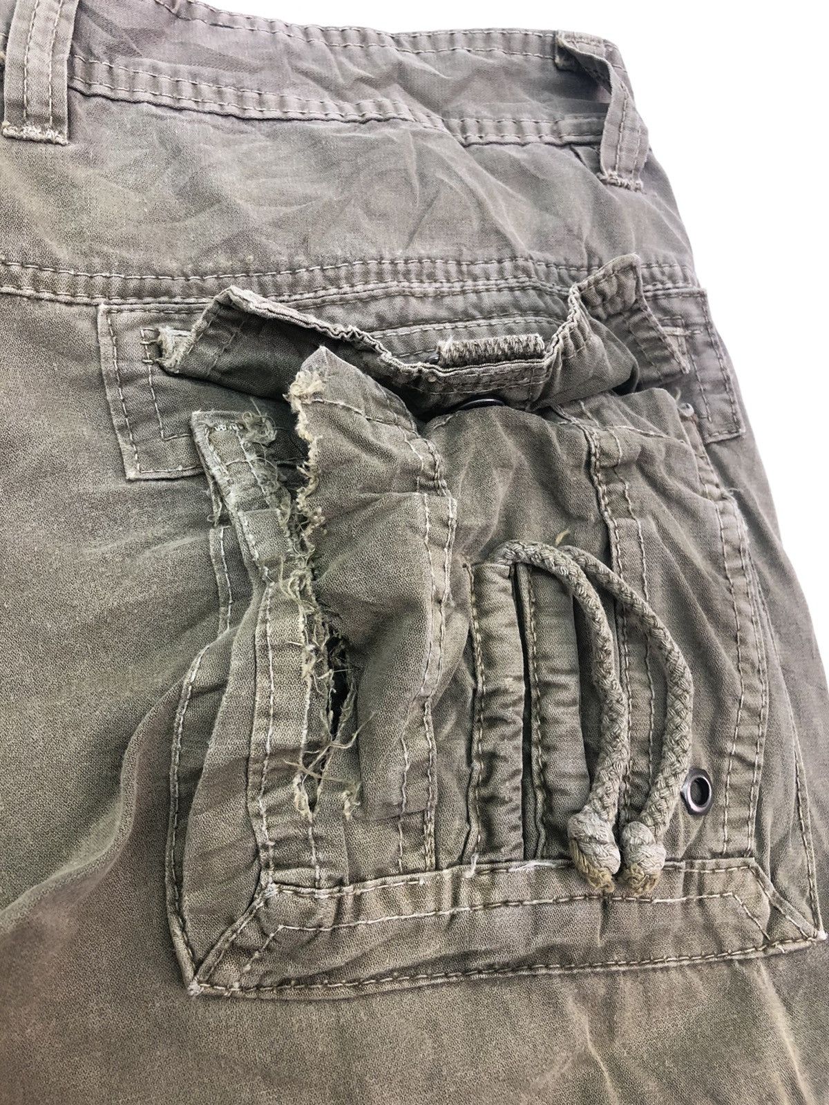 Japanese Brand Japanese Brand Junye Jeans Utility Multipocket Cargo Pants Size US 29 - 14 Thumbnail