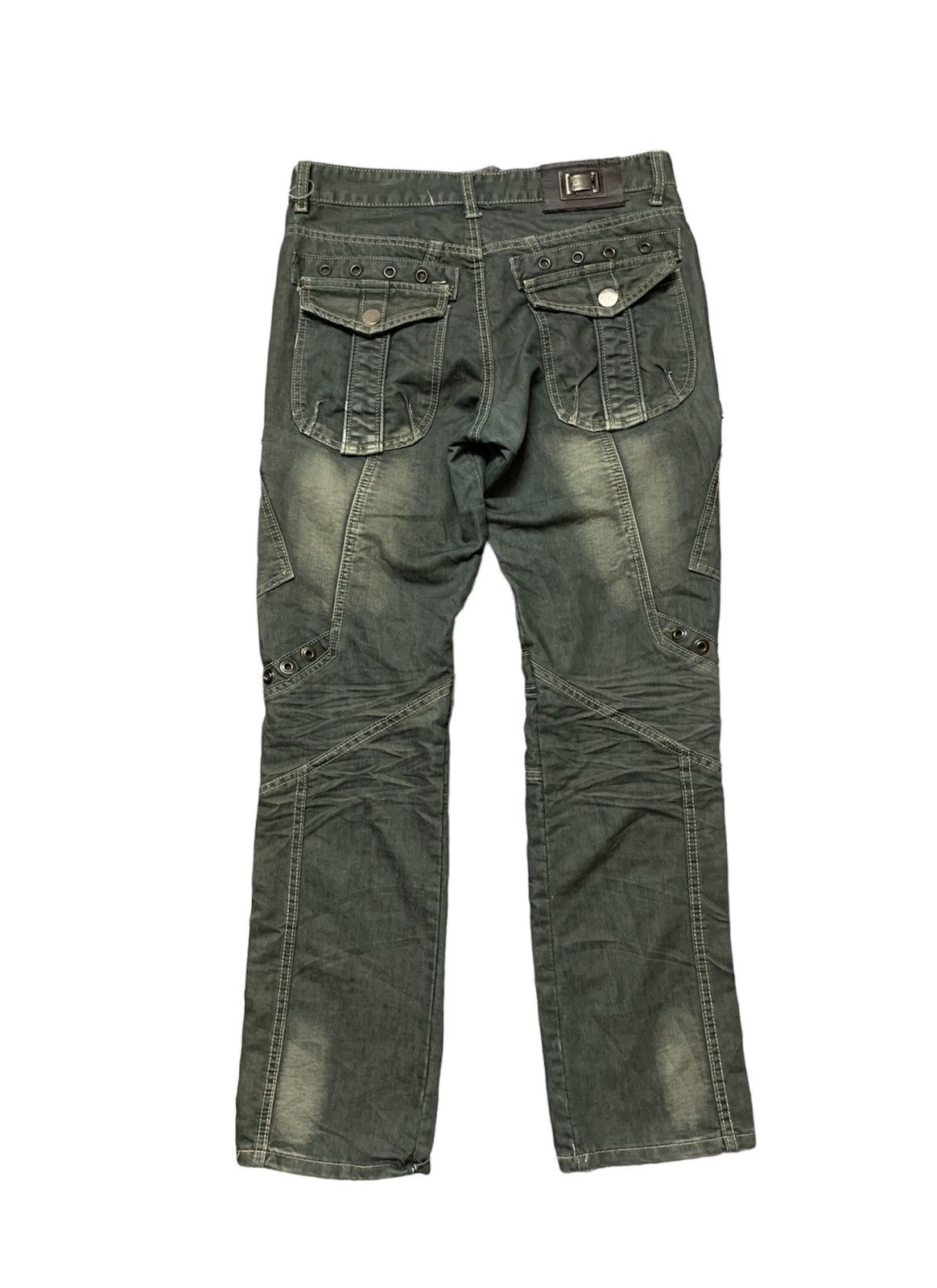 Hysteric Glamour Japanese Brand WX NIU Washed Denim Cargo Pokcet Skinny Size US 32 / EU 48 - 2 Thumbnail
