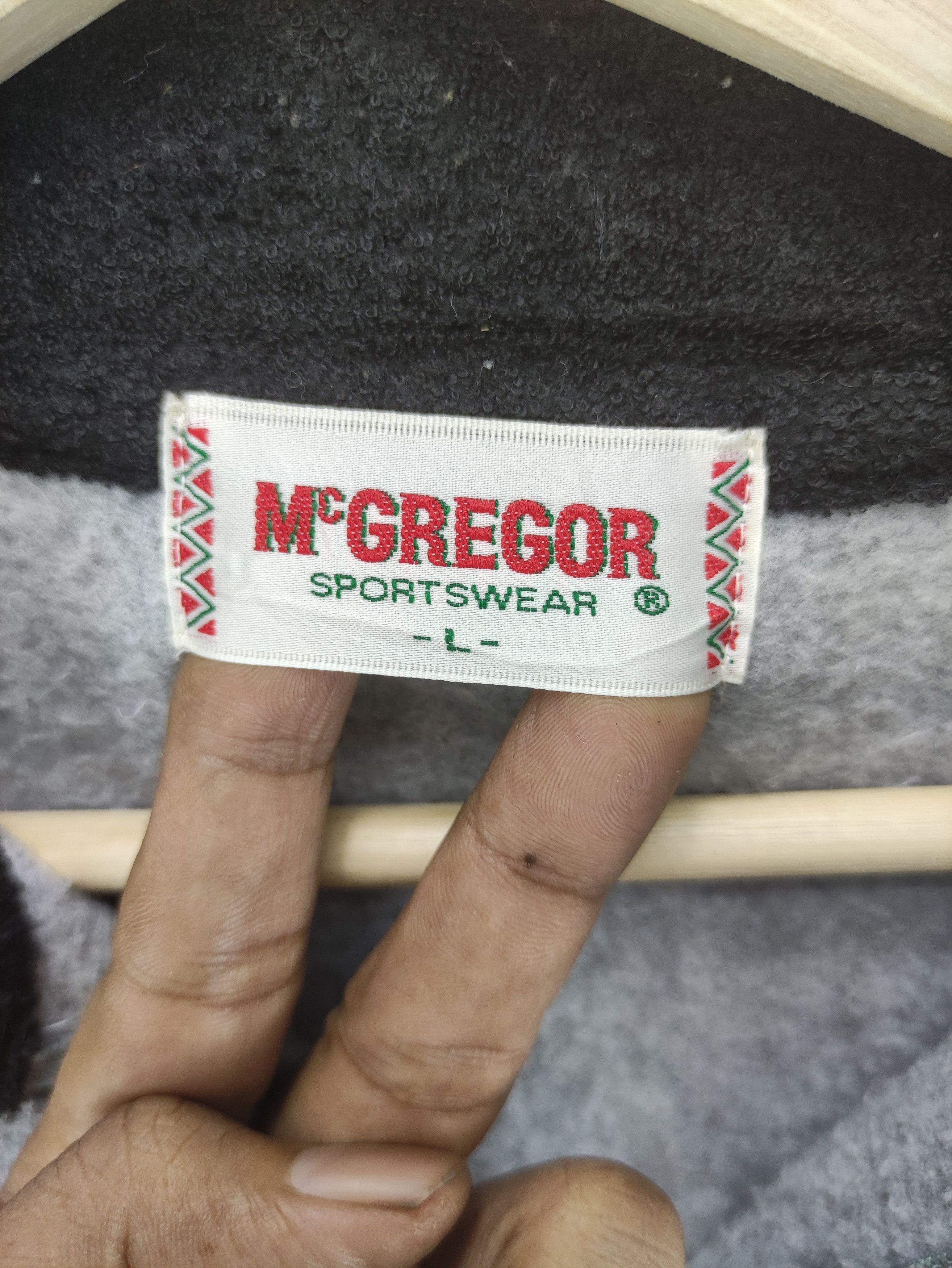 McGregor Vintage McGregor Embroidered Logo Sweater Half Zip Fleece Size US L / EU 52-54 / 3 - 5 Thumbnail
