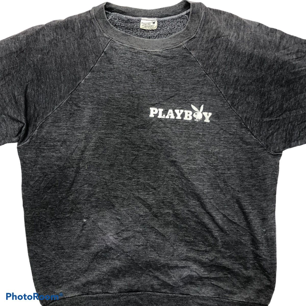 Playboy × Vintage Vintage Playboy faded thrashed pull over sweater Size US L / EU 52-54 / 3 - 3 Thumbnail