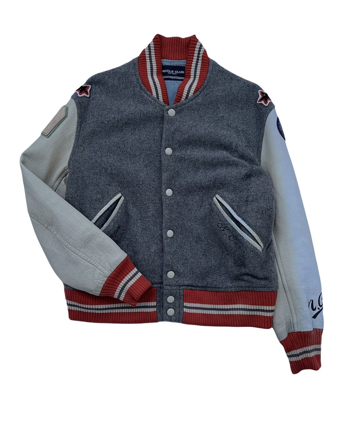 Nicole Club Vintage Nicole Club Big Logo Varsity Jacket Size US M / EU 48-50 / 2 - 4 Thumbnail