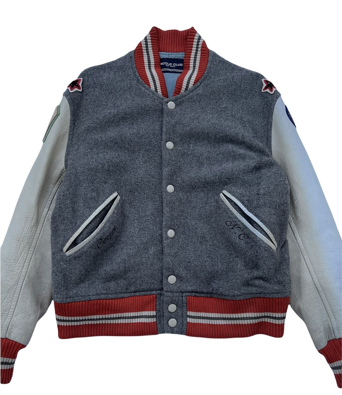 Nicole Club Vintage Nicole Club Big Logo Varsity Jacket Size US M / EU 48-50 / 2 - 3 Thumbnail