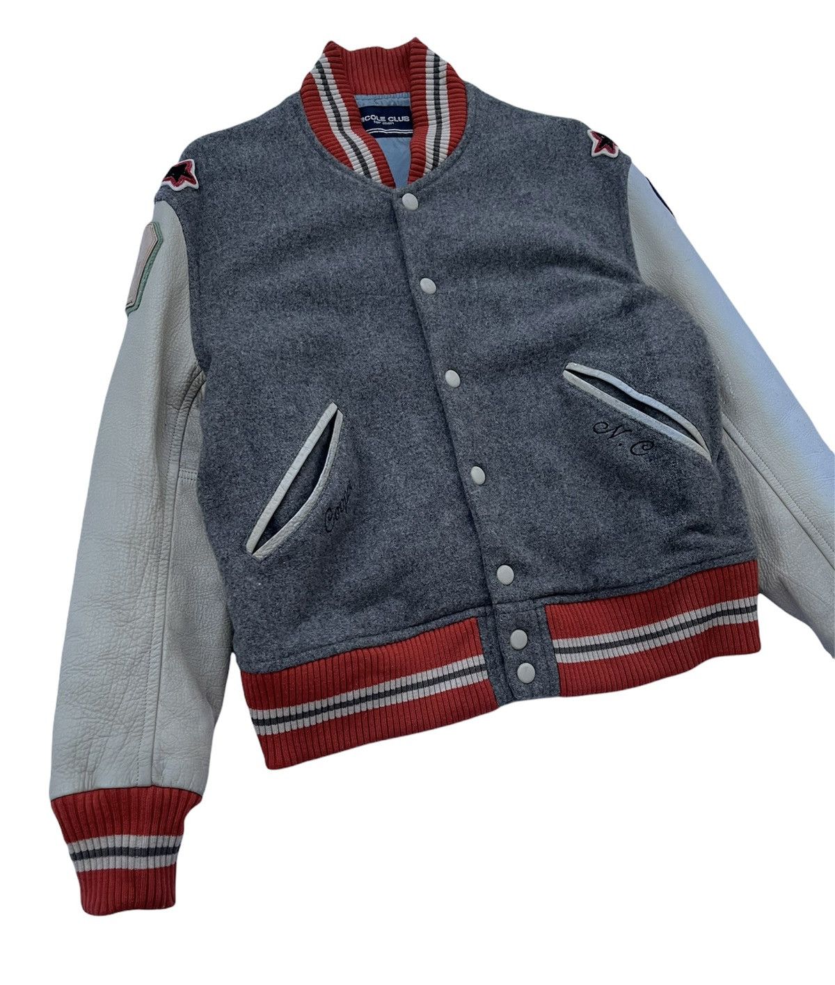 Nicole Club Vintage Nicole Club Big Logo Varsity Jacket Size US M / EU 48-50 / 2 - 6 Thumbnail