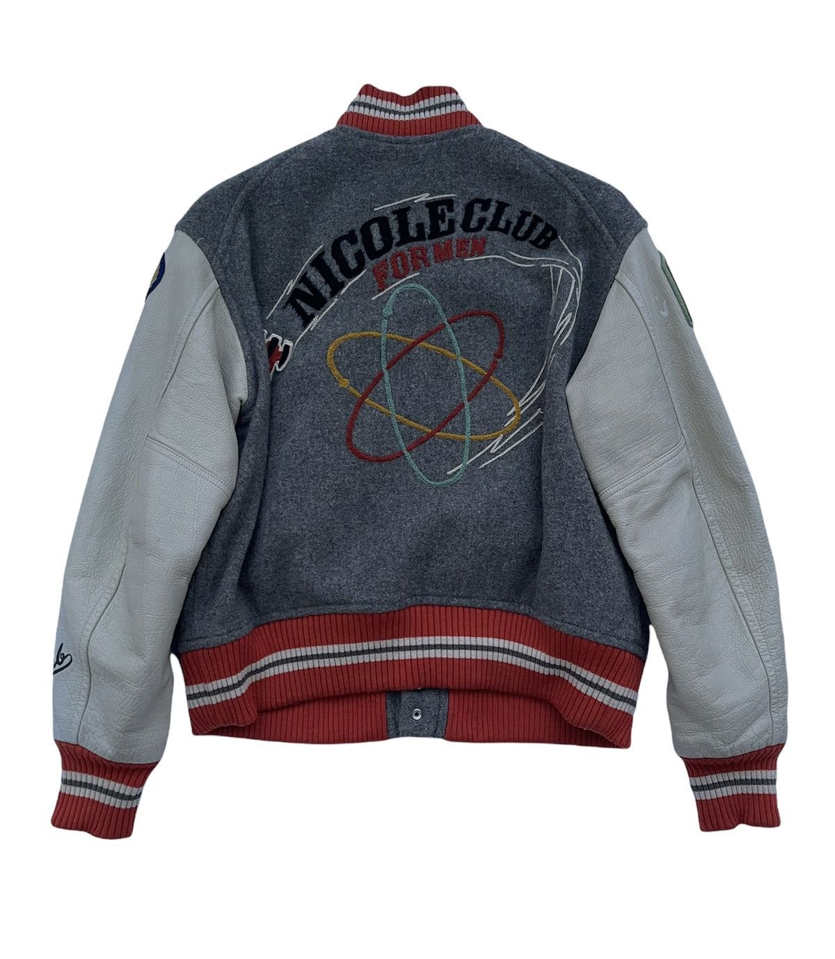 Nicole Club Vintage Nicole Club Big Logo Varsity Jacket Size US M / EU 48-50 / 2 - 2 Thumbnail