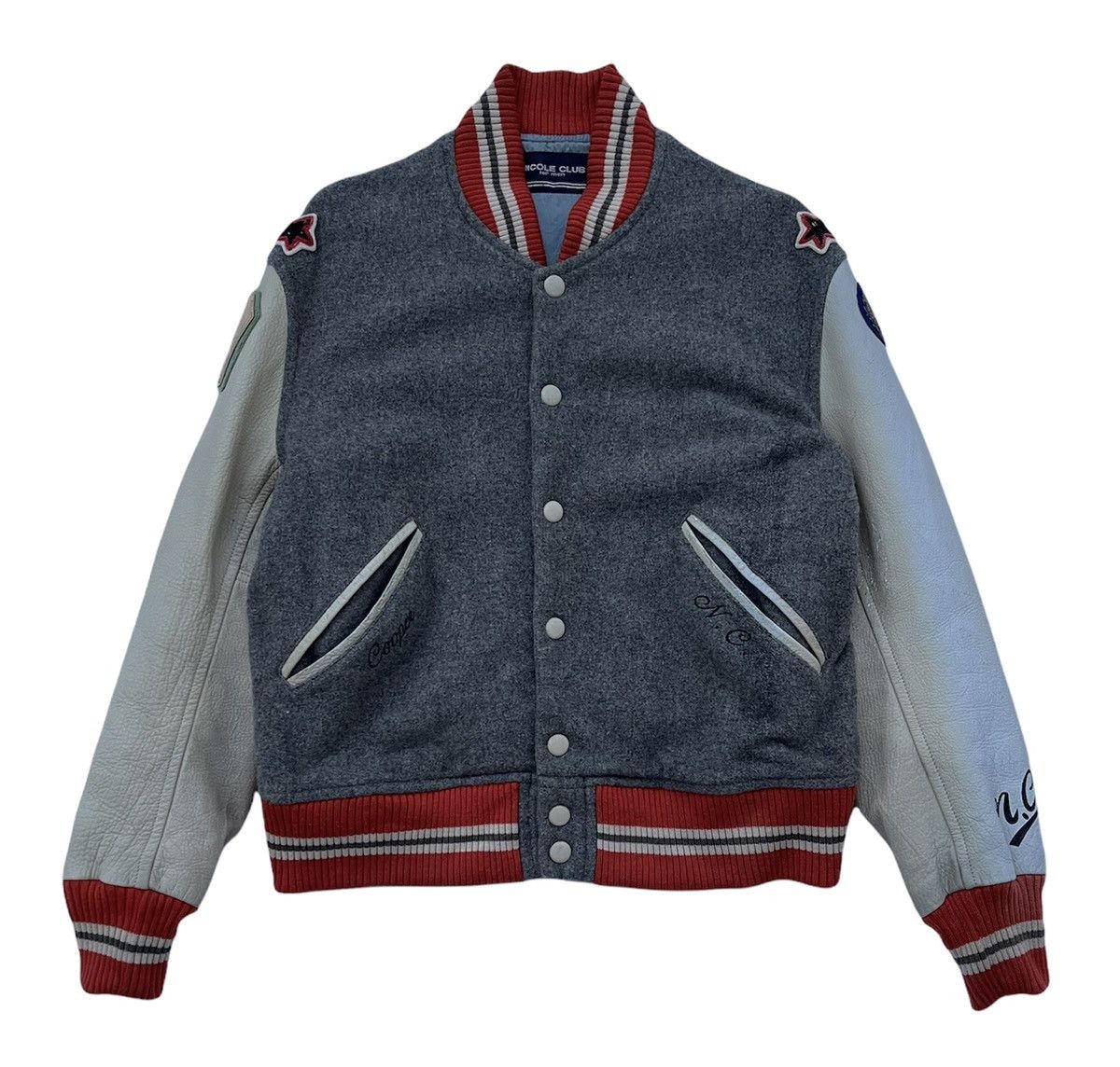 Nicole Club Vintage Nicole Club Big Logo Varsity Jacket Size US M / EU 48-50 / 2 - 10 Thumbnail