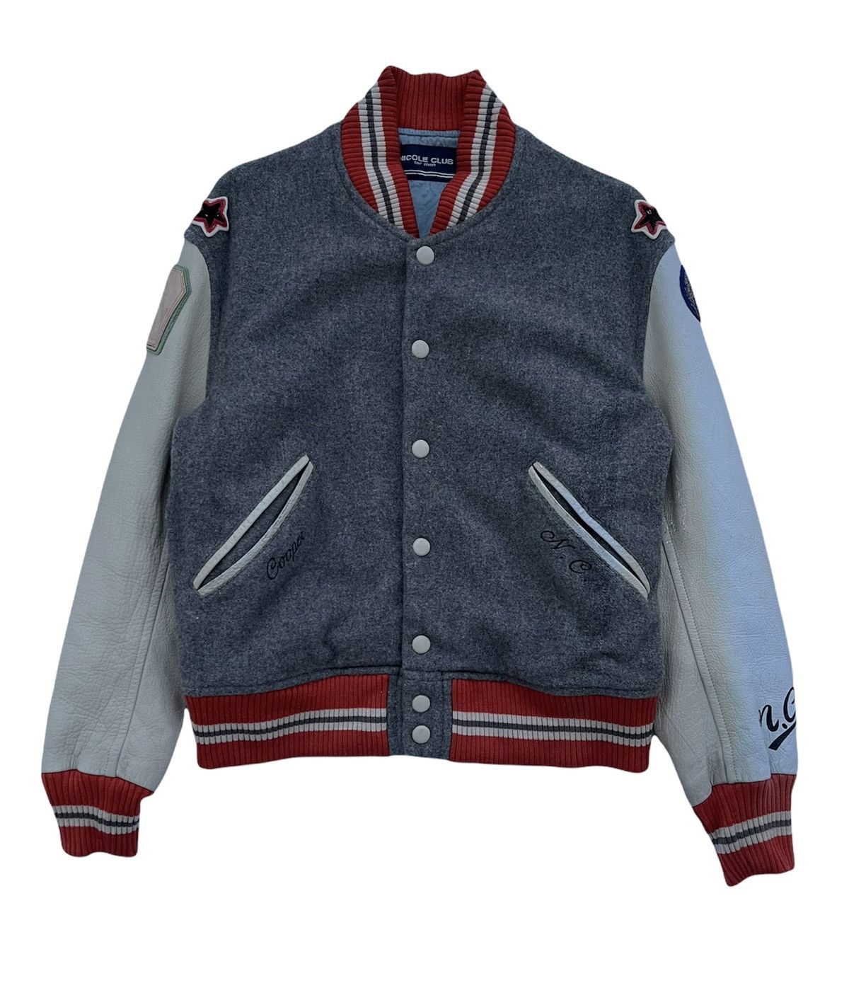 Nicole Club Vintage Nicole Club Big Logo Varsity Jacket Size US M / EU 48-50 / 2 - 1 Thumbnail