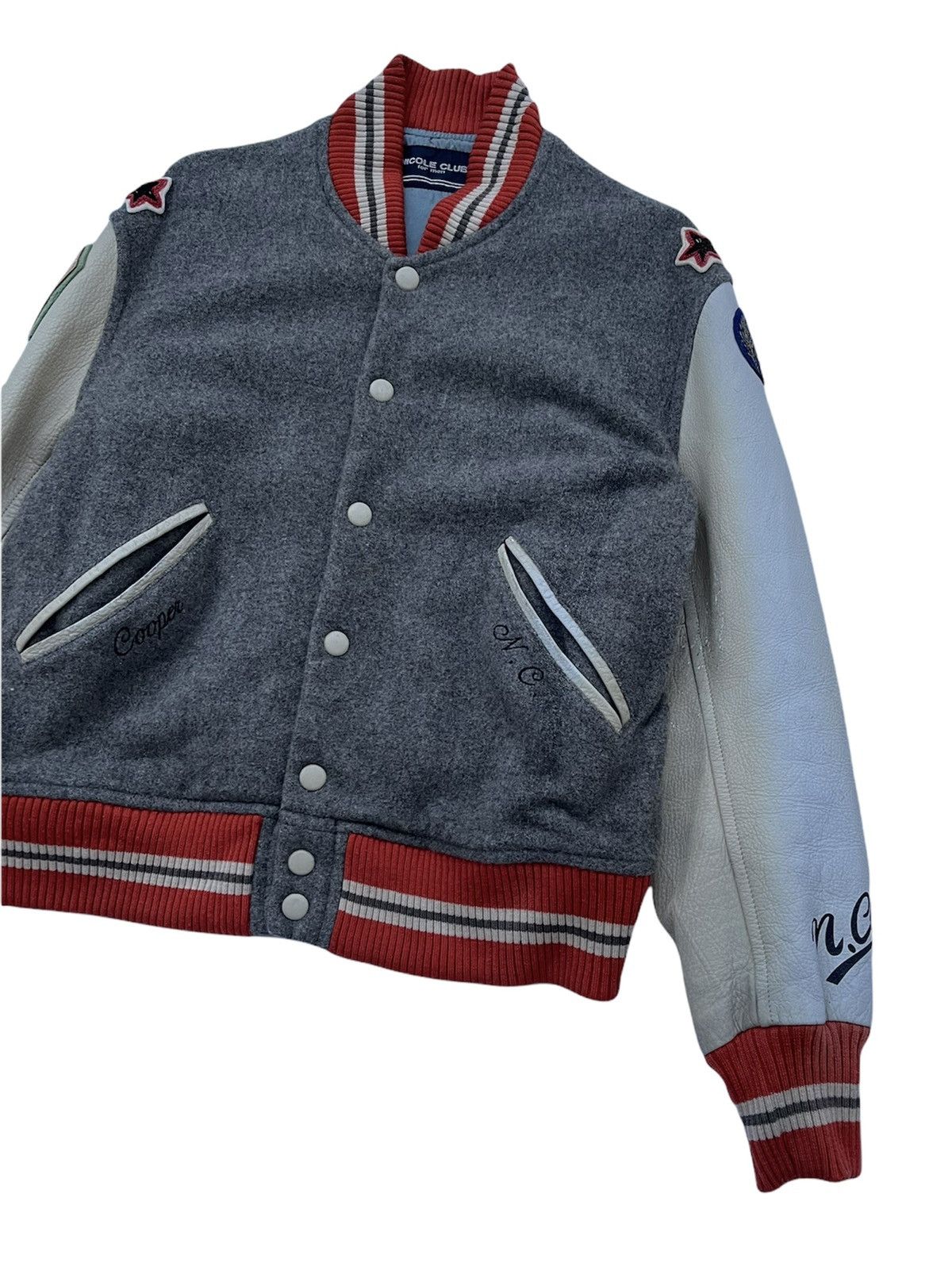 Nicole Club Vintage Nicole Club Big Logo Varsity Jacket Size US M / EU 48-50 / 2 - 5 Thumbnail