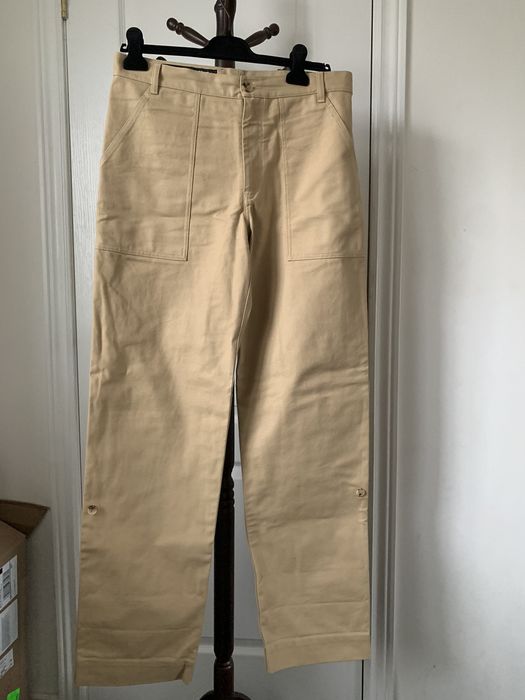 Raf Simons Raf Simons X Calvin Klein 205w39nyc Khaki Carpenter Pants 