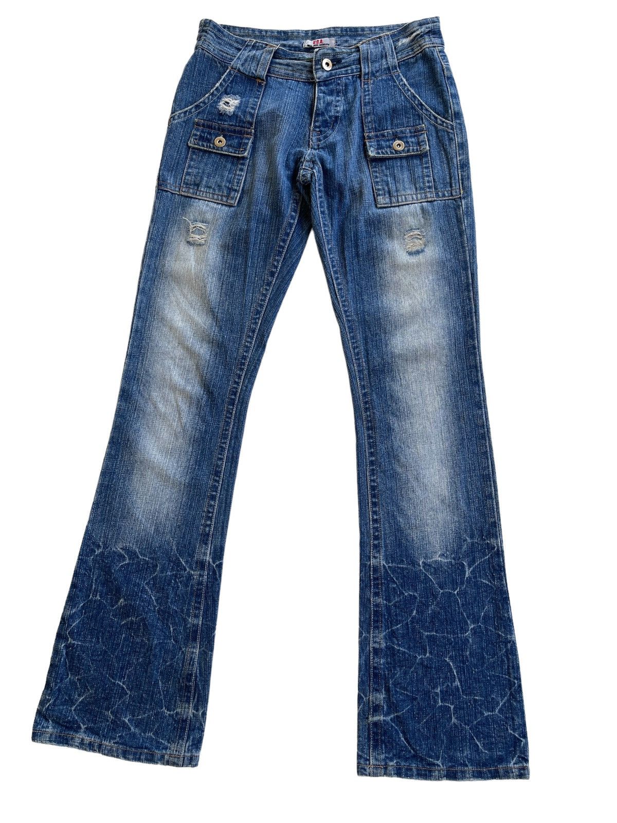 Japanese Brand Japanese Bushpants Flared Denim Size 30" / US 8 / IT 44 - 6 Thumbnail